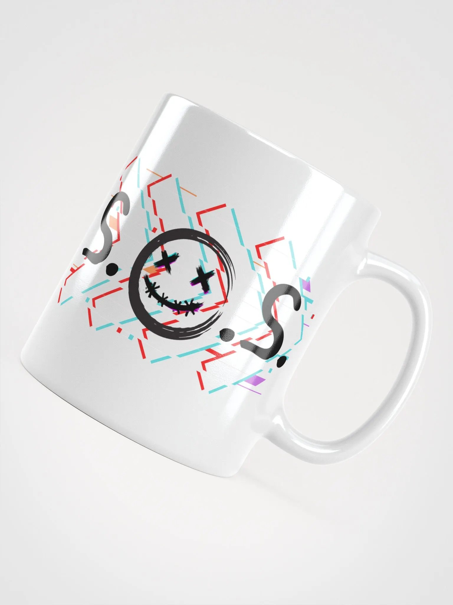 Fast Forward Glitched Mug product image (10)