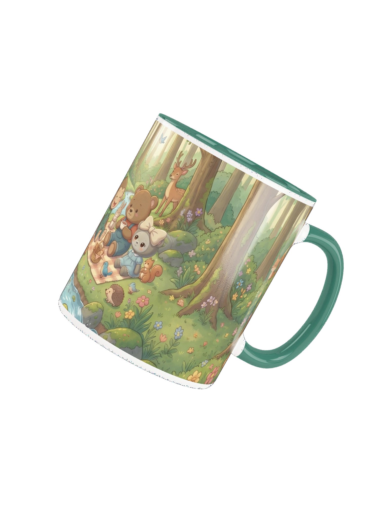 Šalica - Lutkica Lina i Veseli Šumski Piknik 🐻🐒🌳 product image (24)
