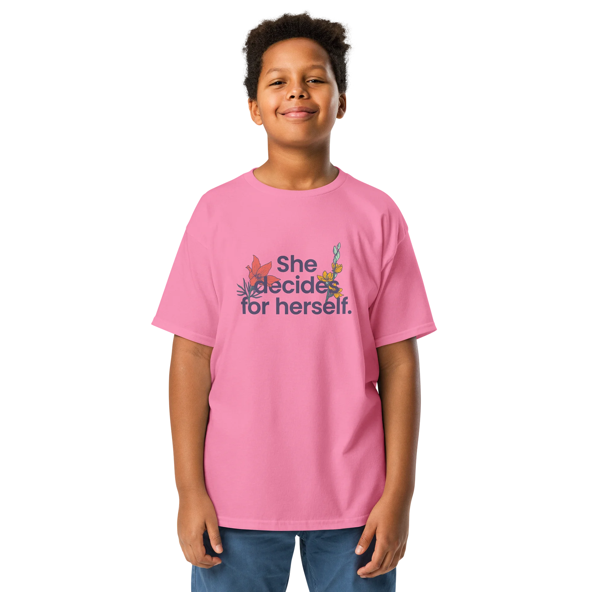 She Decides Youth T-Shirt product image (1)