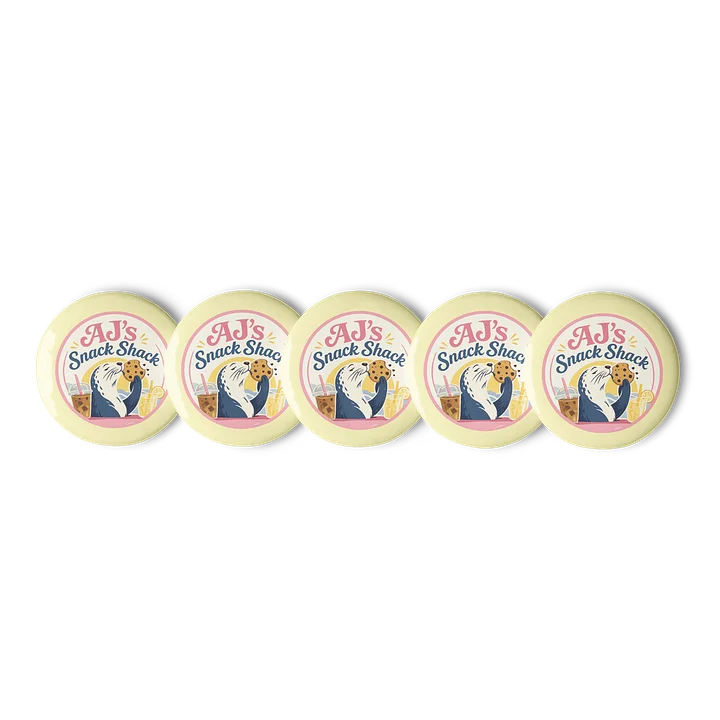 AJ's Snack Shack - Set of 5 Buttons product image (1)