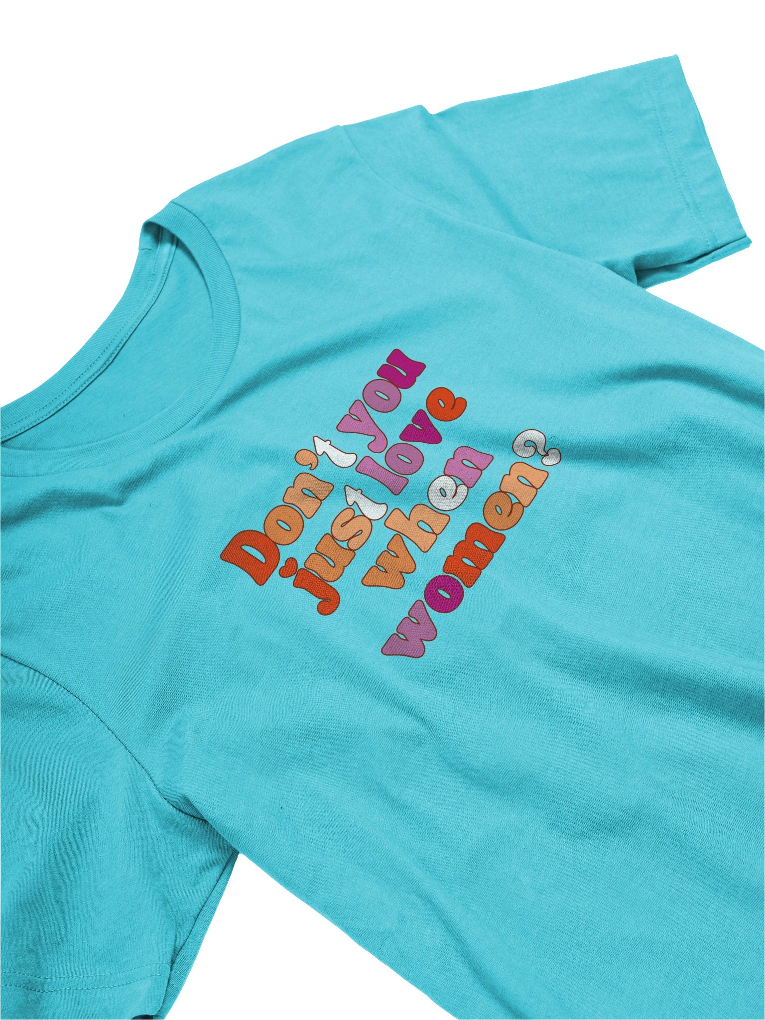 Love Women tee - lesbian colors product image (39)