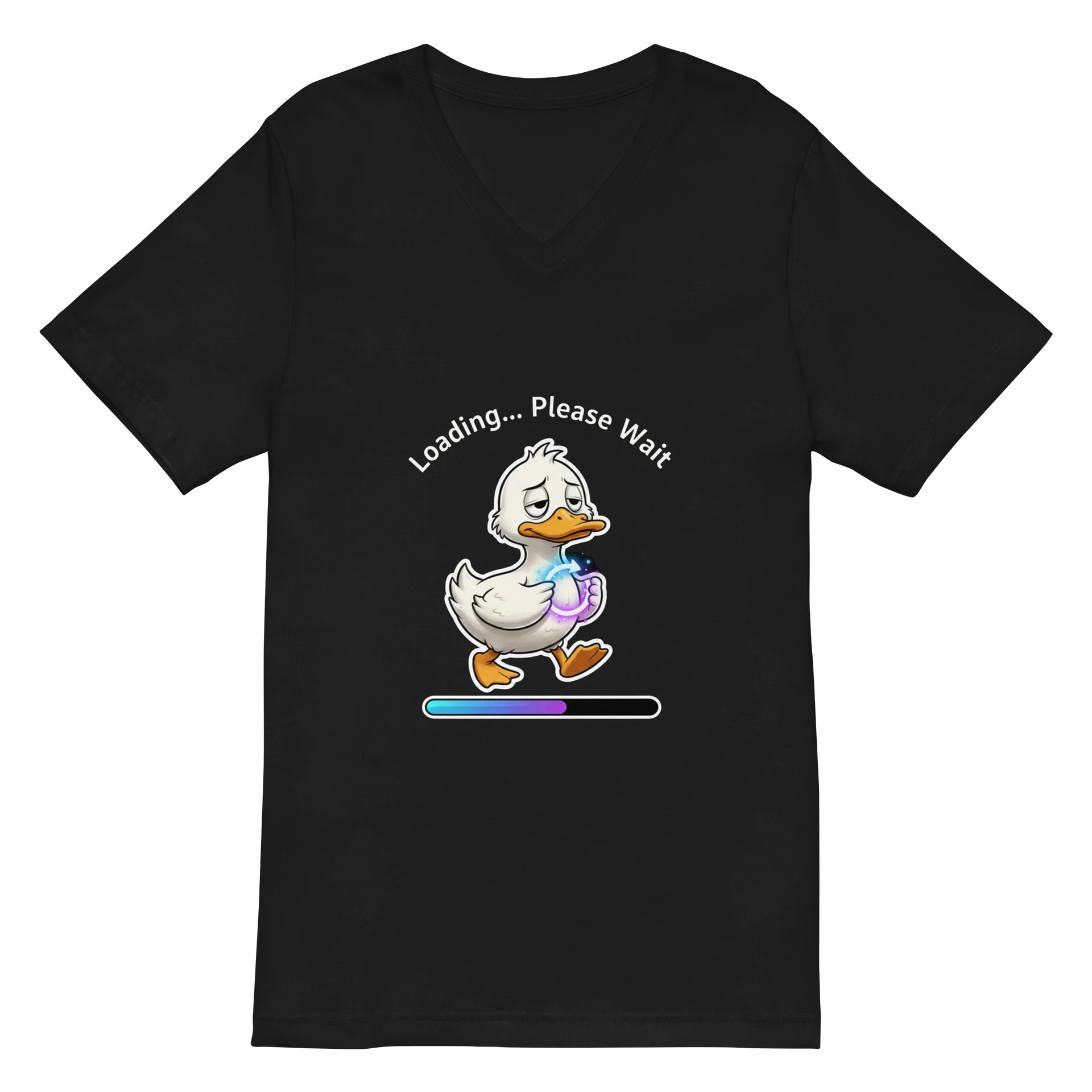 Quirky Duck Loading V-Neck Tee product image (2)