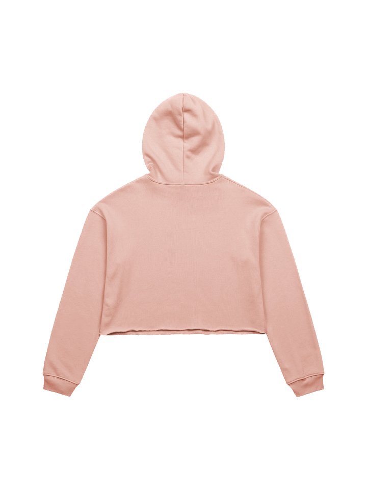 Furry Trash Crop Hoodie – Bubble Logo (White Print) product image (2)