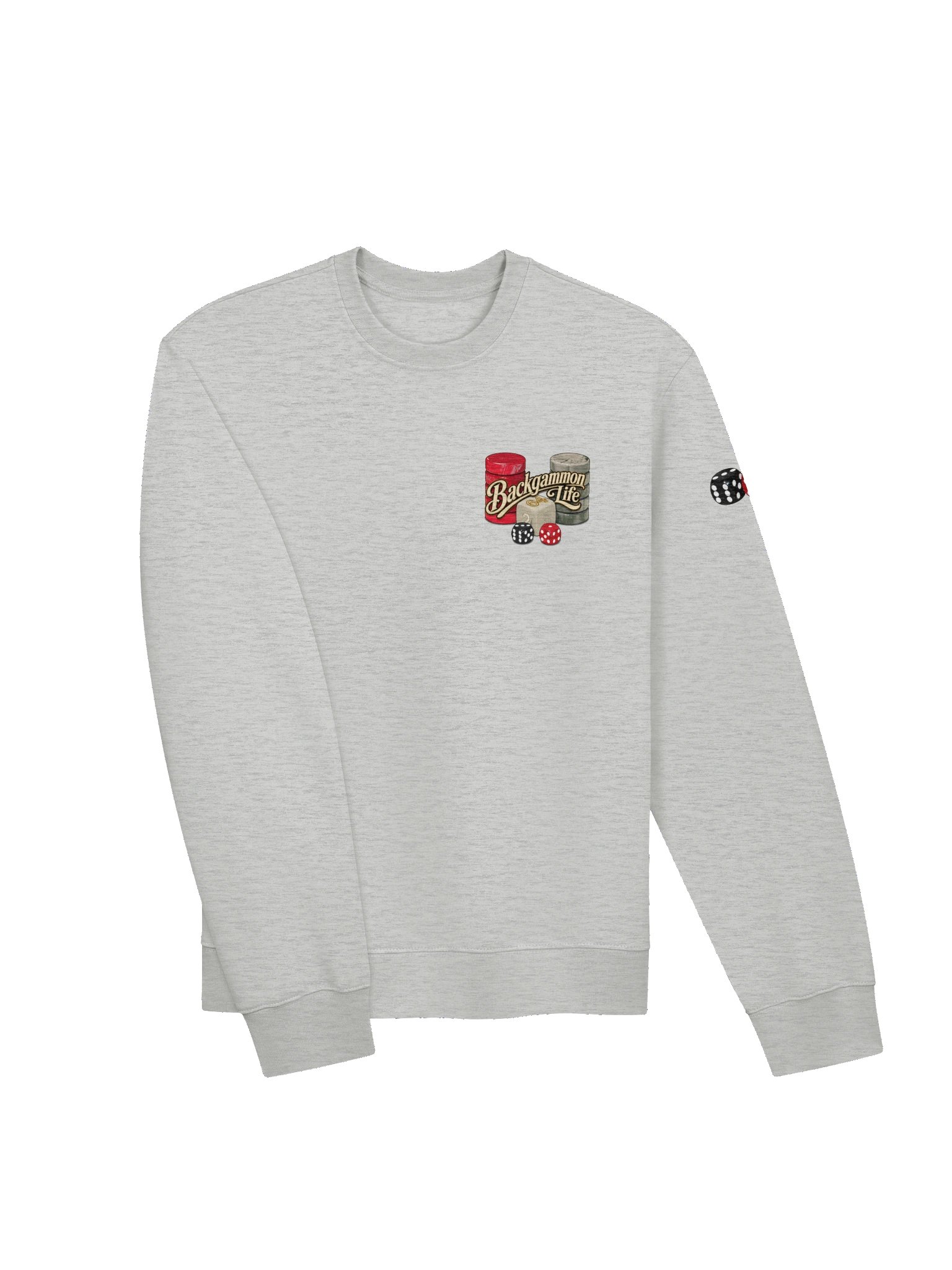 Backgammon Life Dice & Checkers Sweatshirt product image (3)