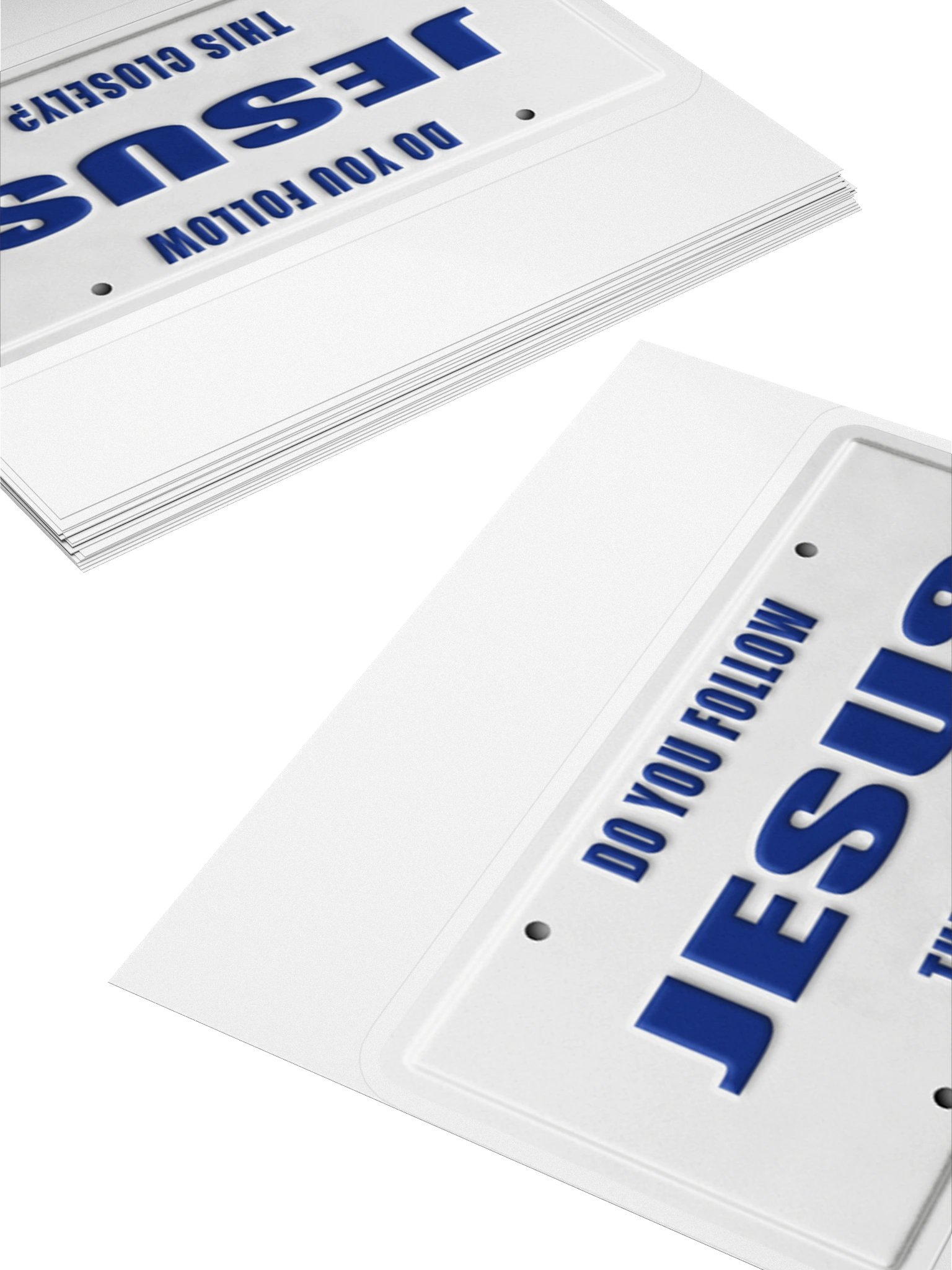 Do You Follow Jesus This Closely? Window Sticker product image (4)