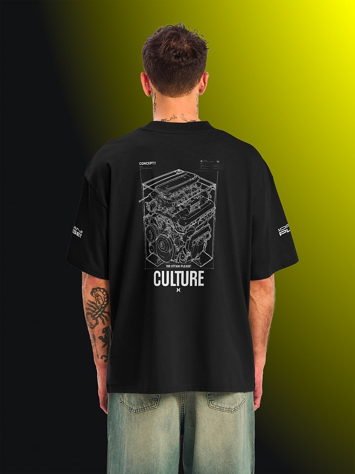 100 Ottani Please!™ Oversized Unisex Racing Streetwear Graphic T-Shirt | Overboost Edition product image (2)