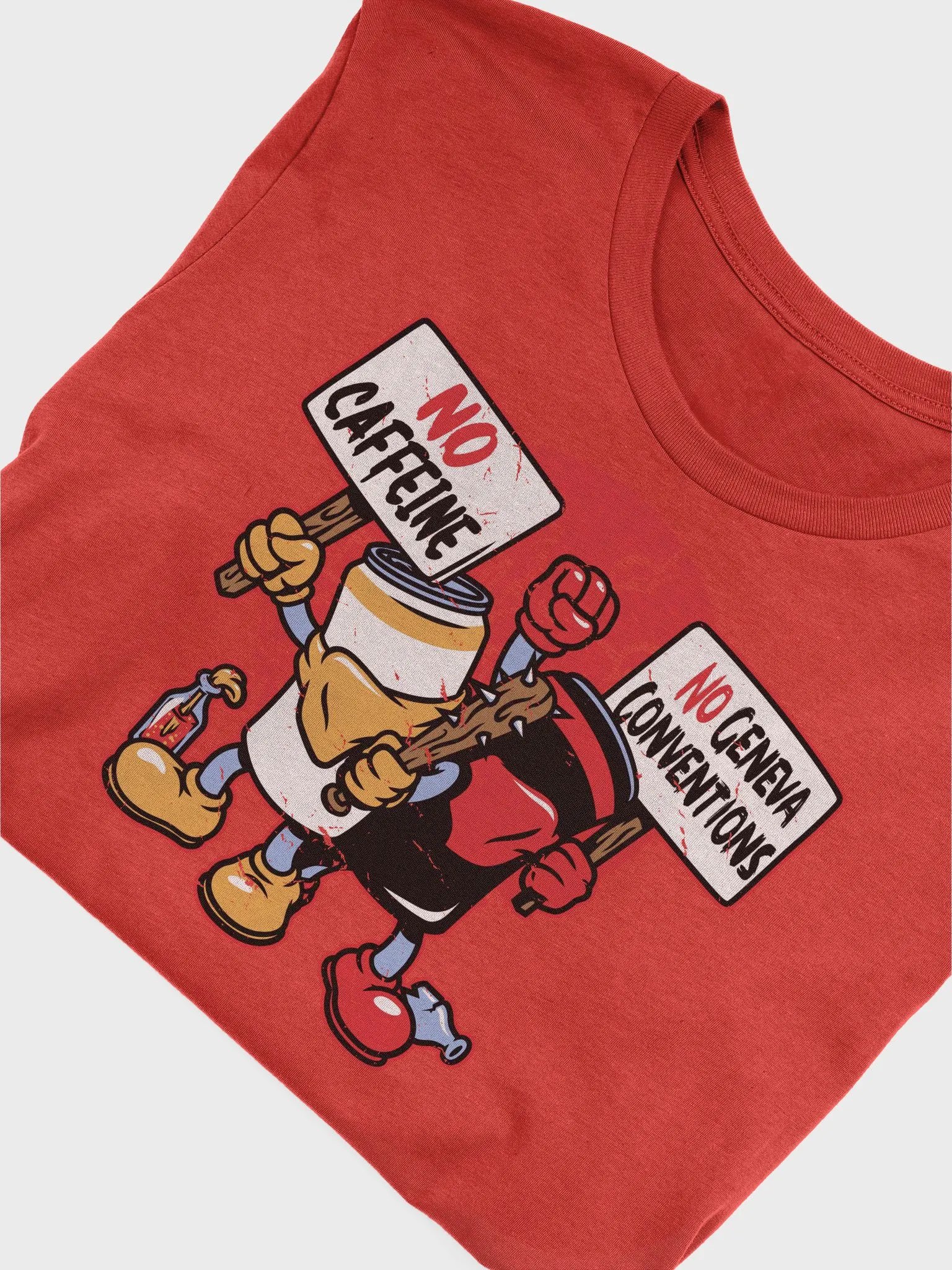 No Caffeine No Geneva Conventions Athletic Tee product image (5)