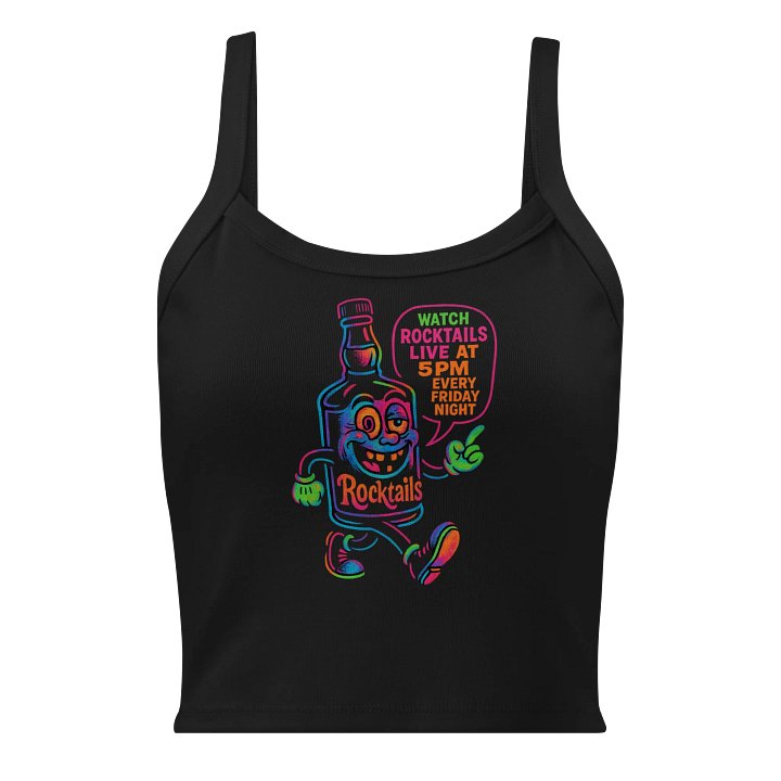 Mr. Bottle "black light" Ladies Tank product image (2)