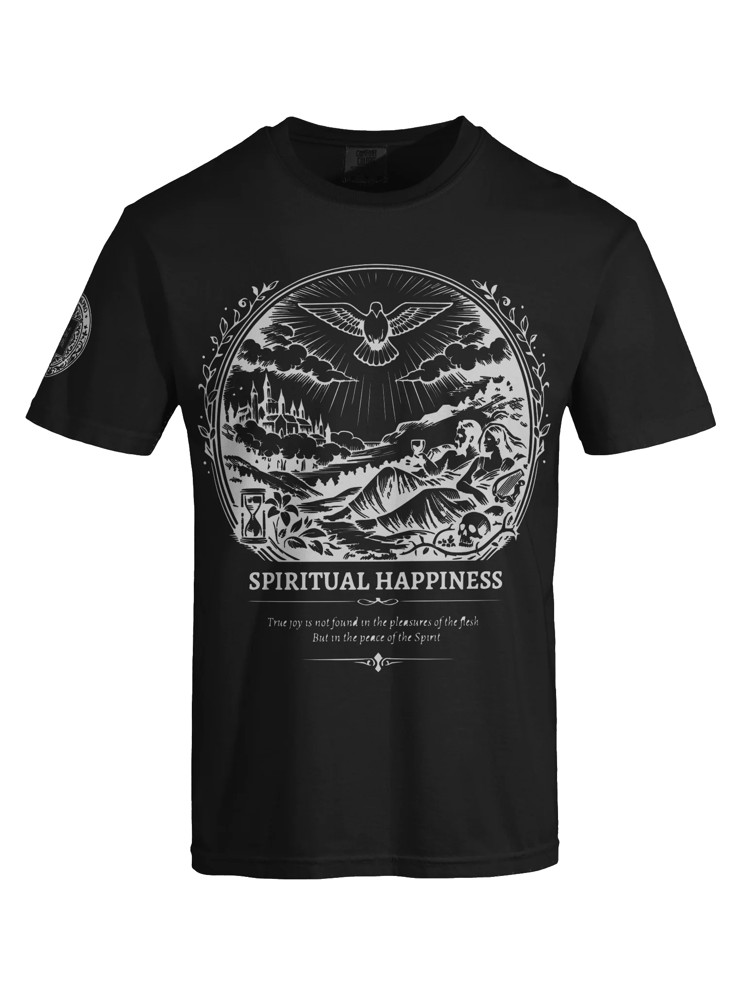 Spiritual Happiness (White on Black/Color) product image (7)
