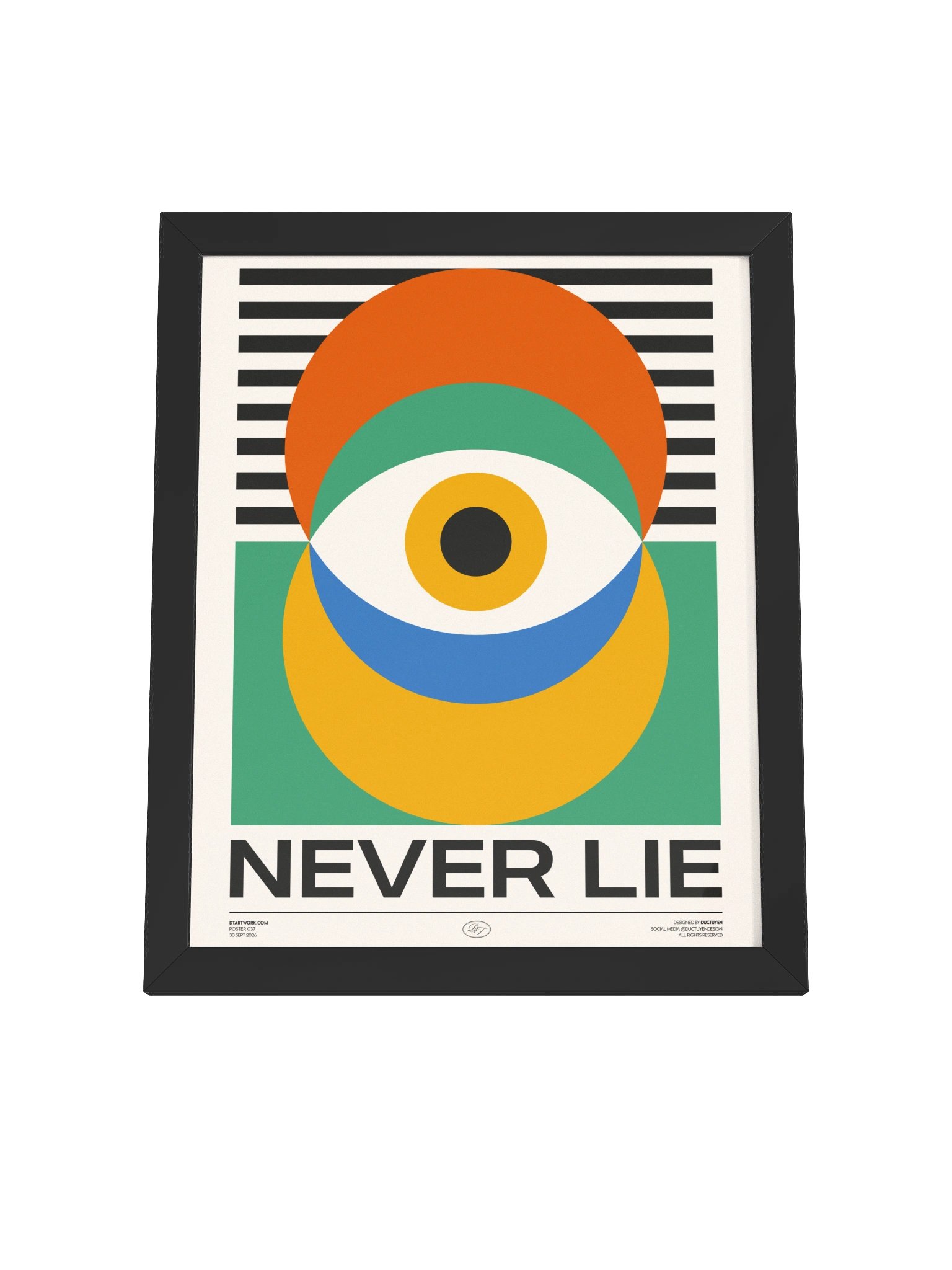 "Eyes Never Lie" Framed Poster product image (12)