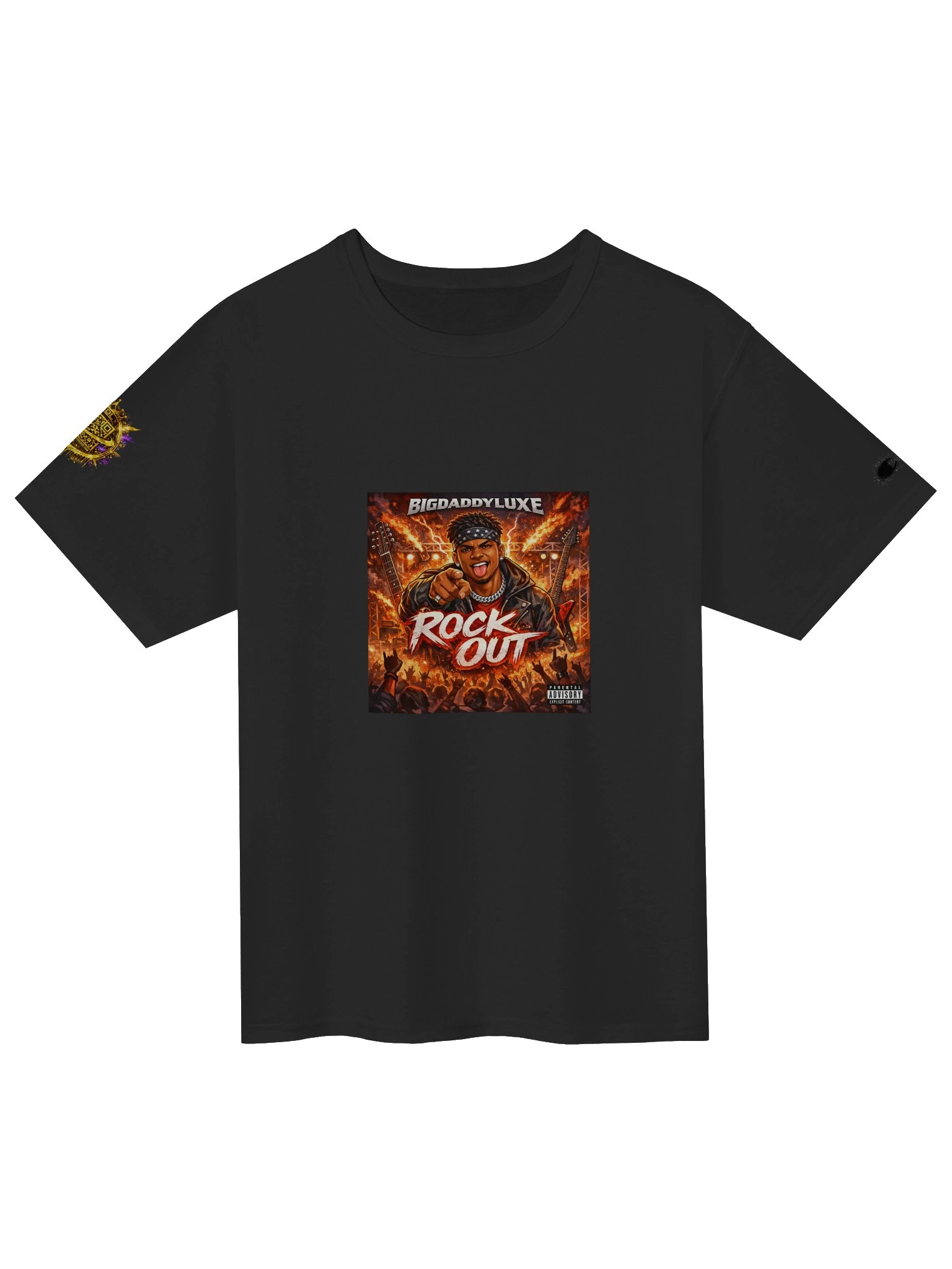 BigDaddyLuxe Rock Out Album Cover Tee product image (1)