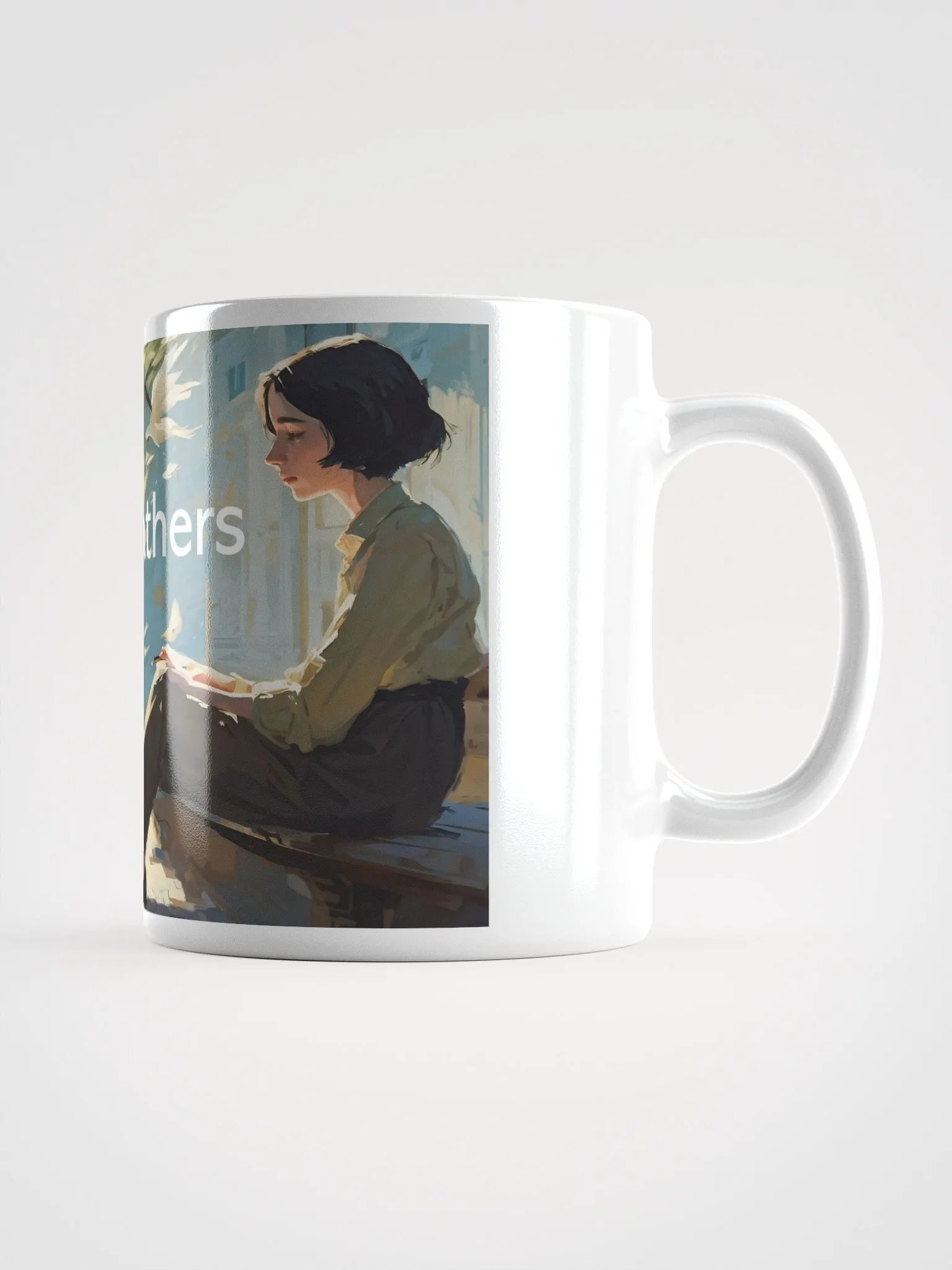 Hope is the thing with feathers White Mug product image (1)