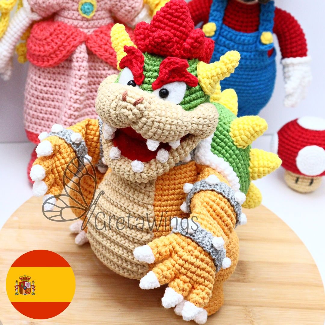 Bowser Patron Amigurumi (descarga digital) product image (1)