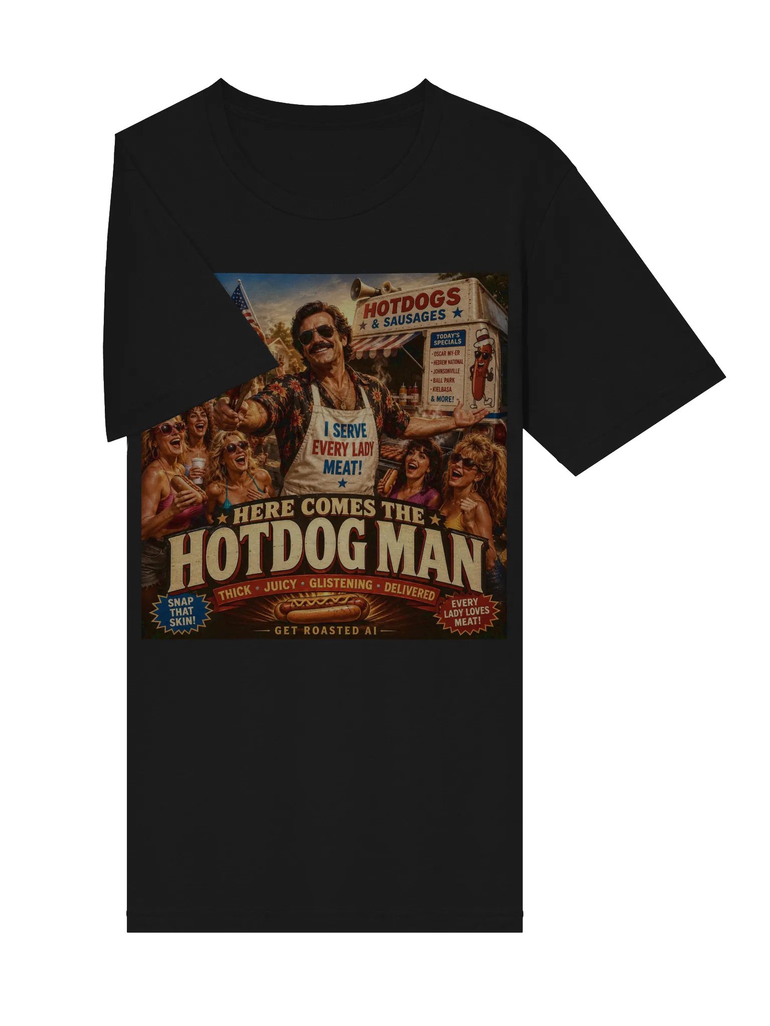 Here Comes The Hotdog Man - Ultra-Soft Triblend T-Shirt product image (11)