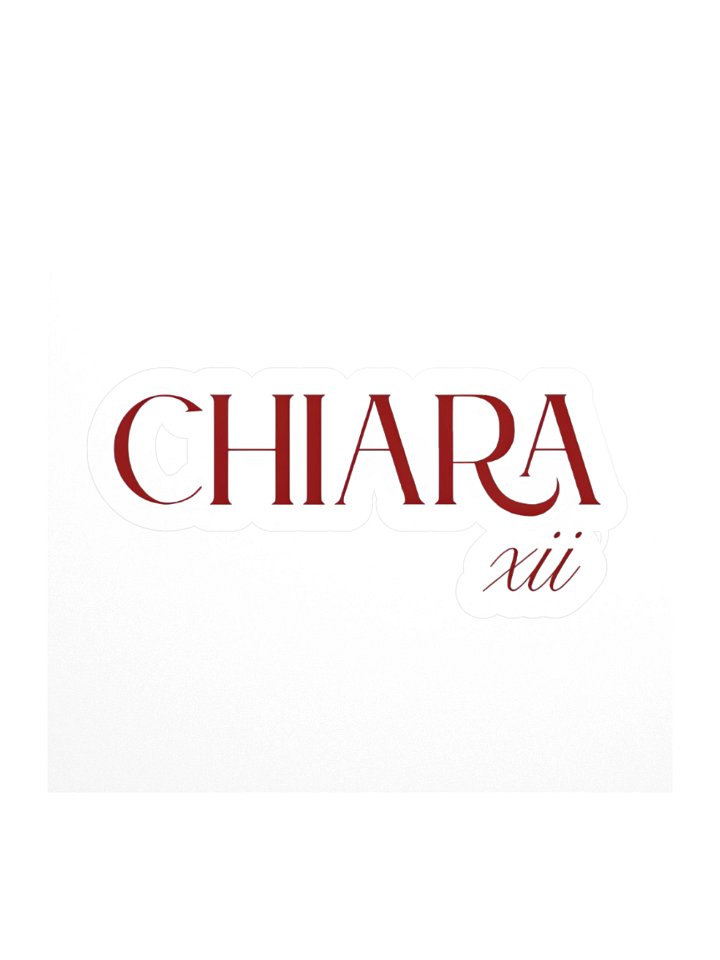 Chiaraxii Kiss-Cut Logo Sticker product image (1)