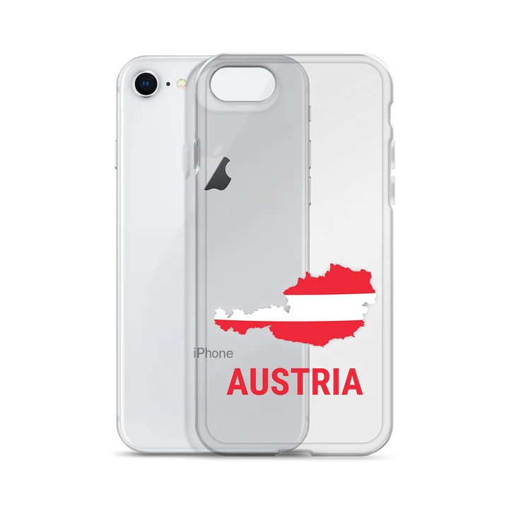 Austria 2026 World Cup Flag iPhone Tough Case - Austria Soccer Phone Cover - Dual Layer Protective Case product image (2)