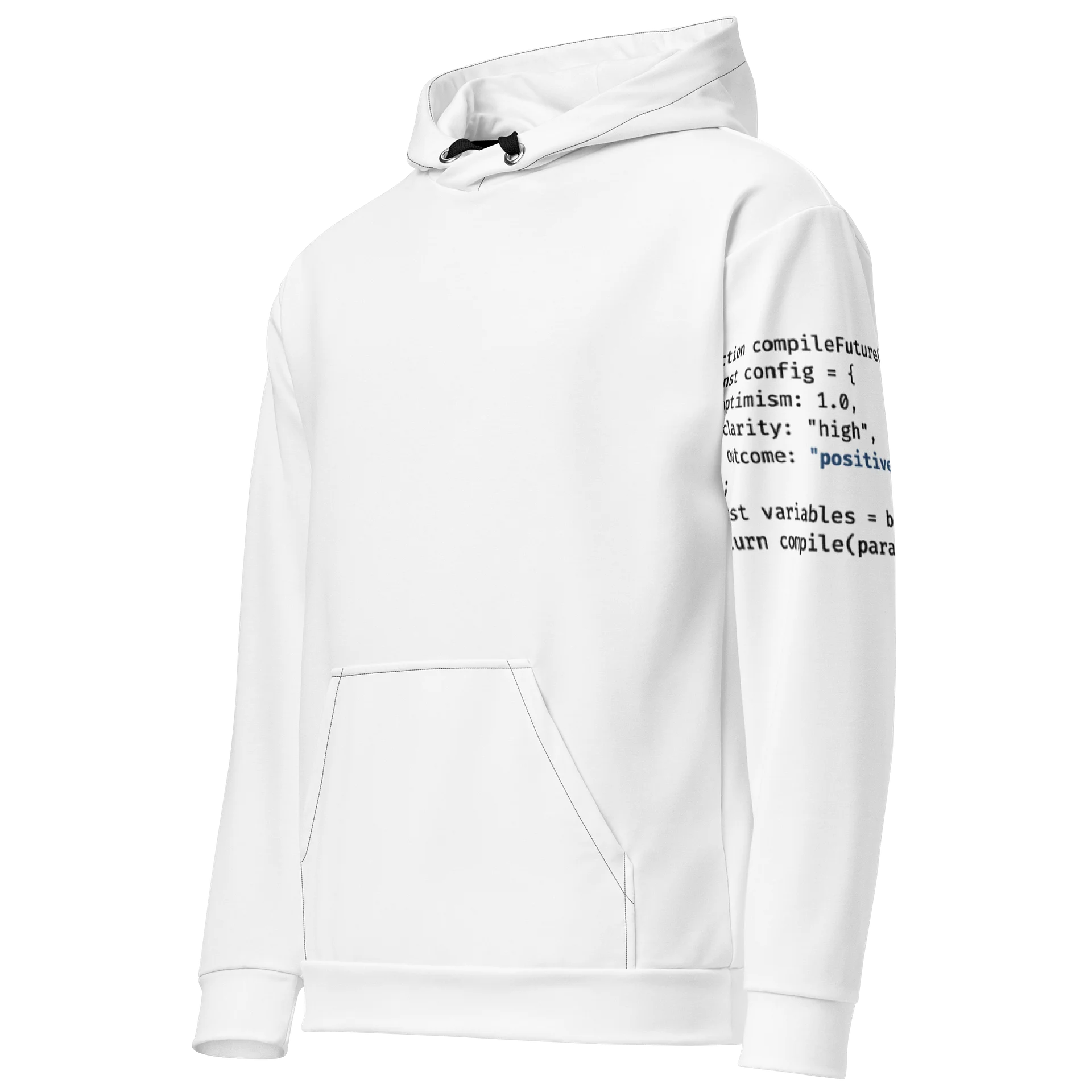 Outcome Positive // Recycled Hoodie by SOURCE CODE ORIGINAL. product image (1)