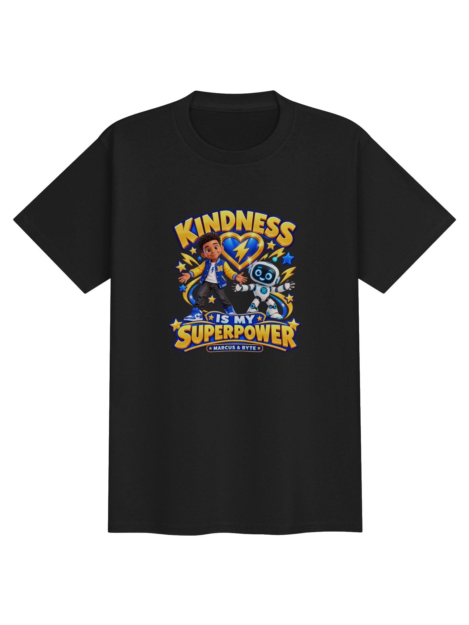 Kindness Is My Superpower Kids’ T-Shirt | Marcus & Byte product image (9)