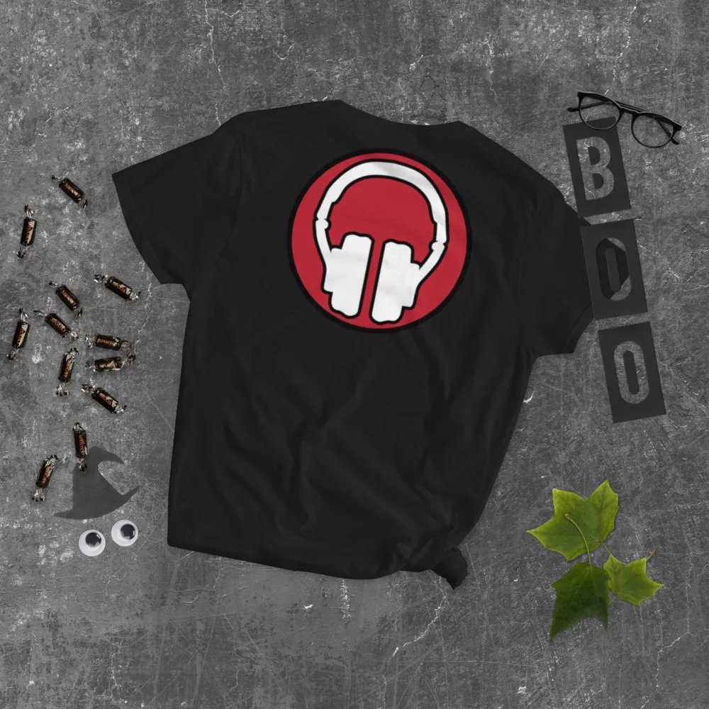 Women's Tribe Front | Headphones Back Print Gildan Middleweight T-Shirt product image (7)