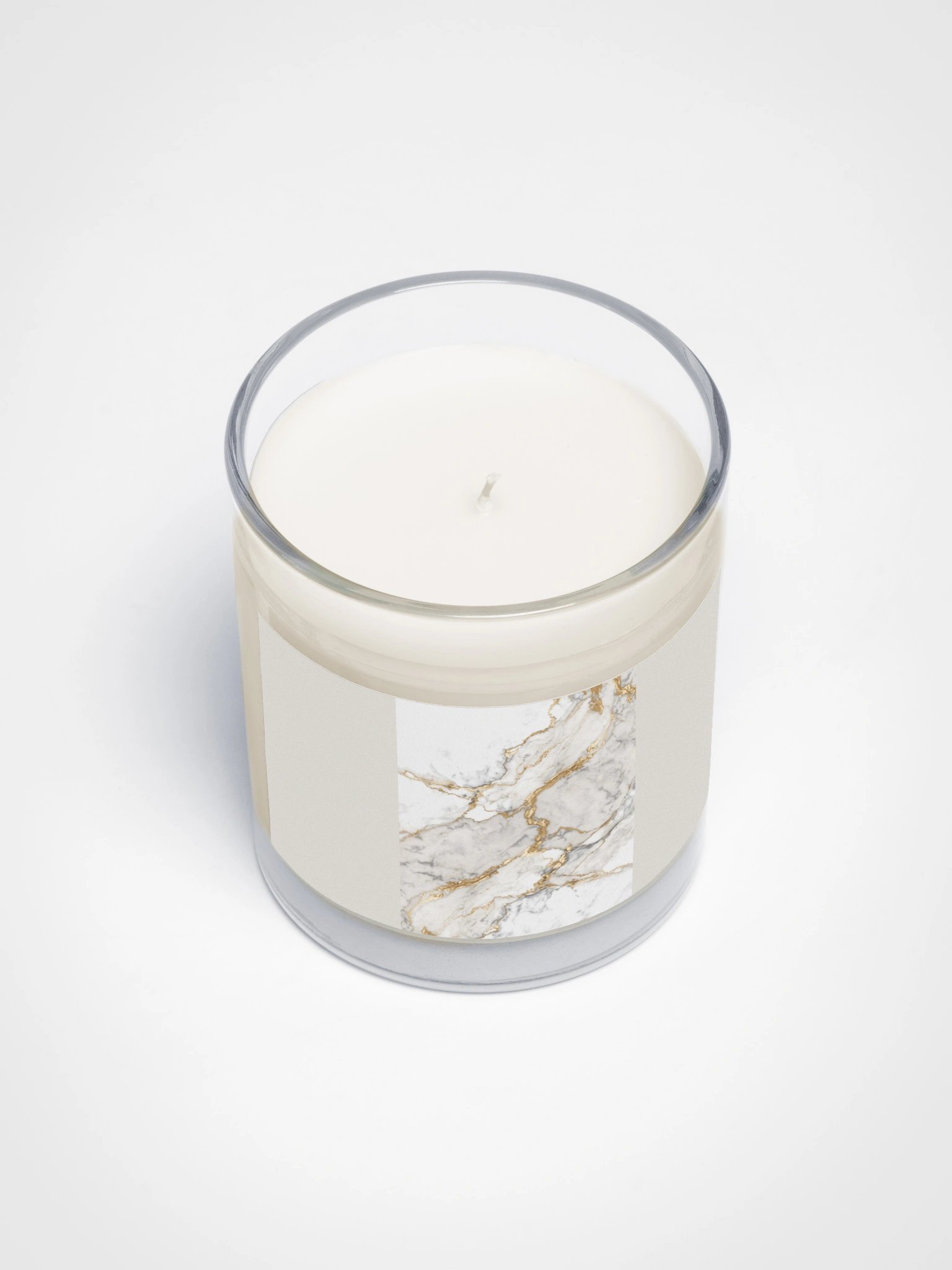 Modern Gray & Gold Decorative Candle product image (3)