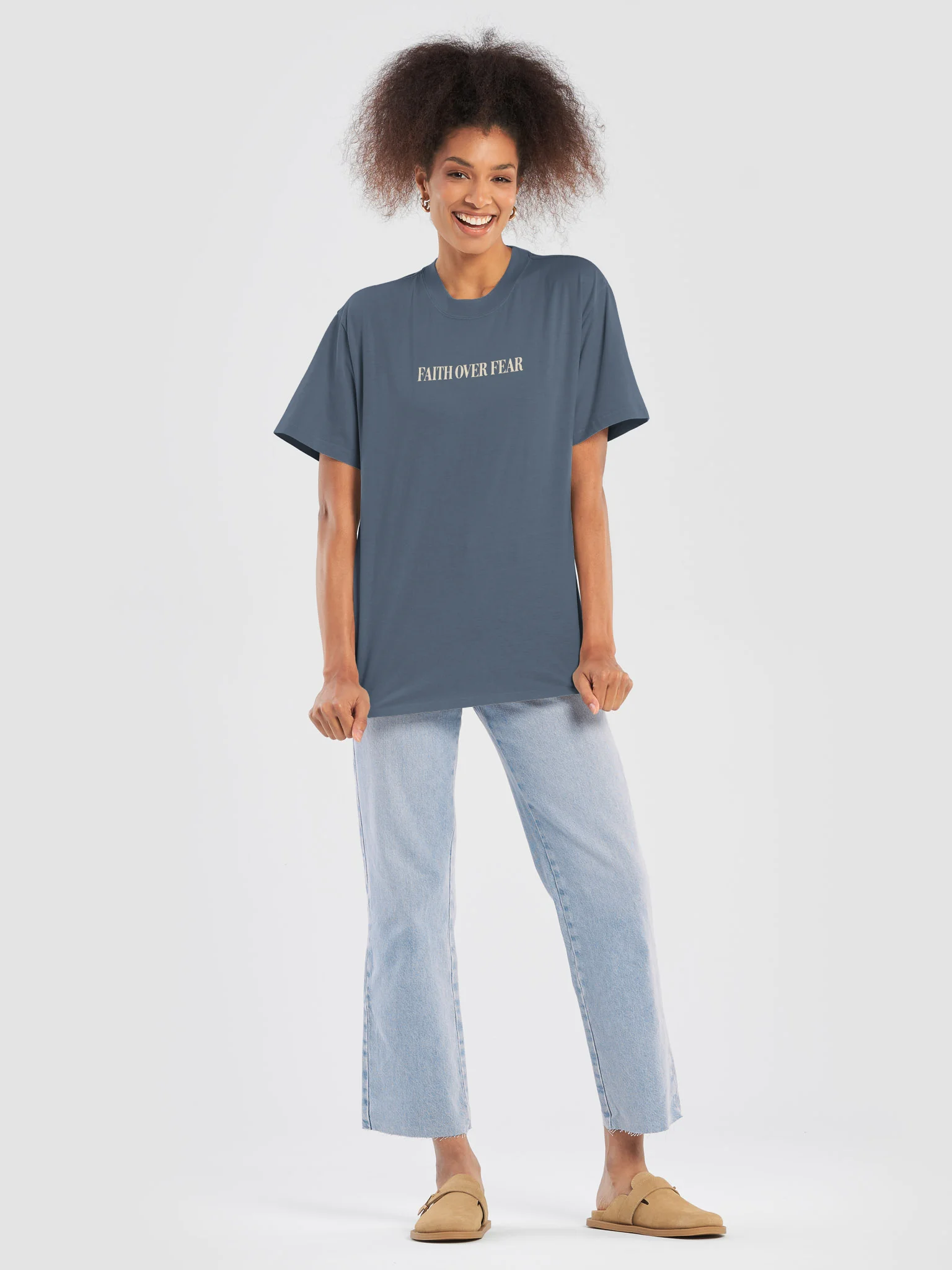 Faith Over Fear - Women's Oversized Tee product image (11)