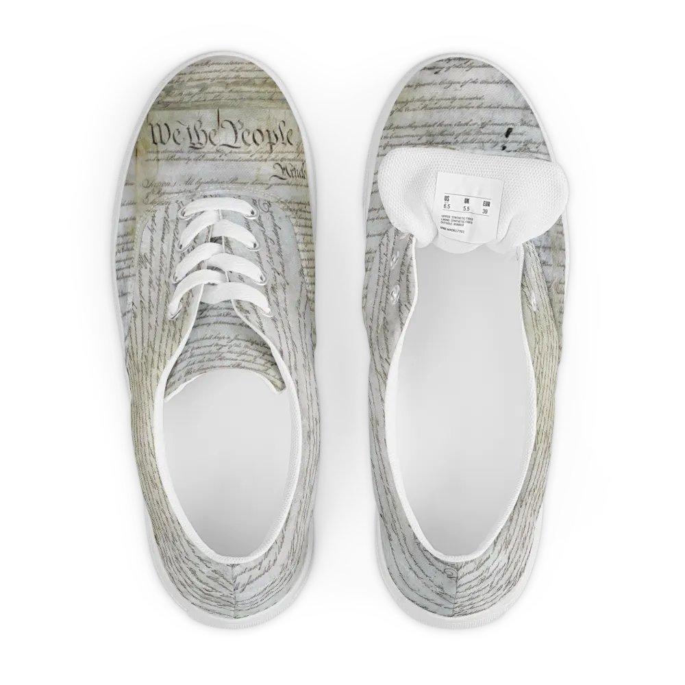 "Composition" Womens Canvas Shoes product image (11)