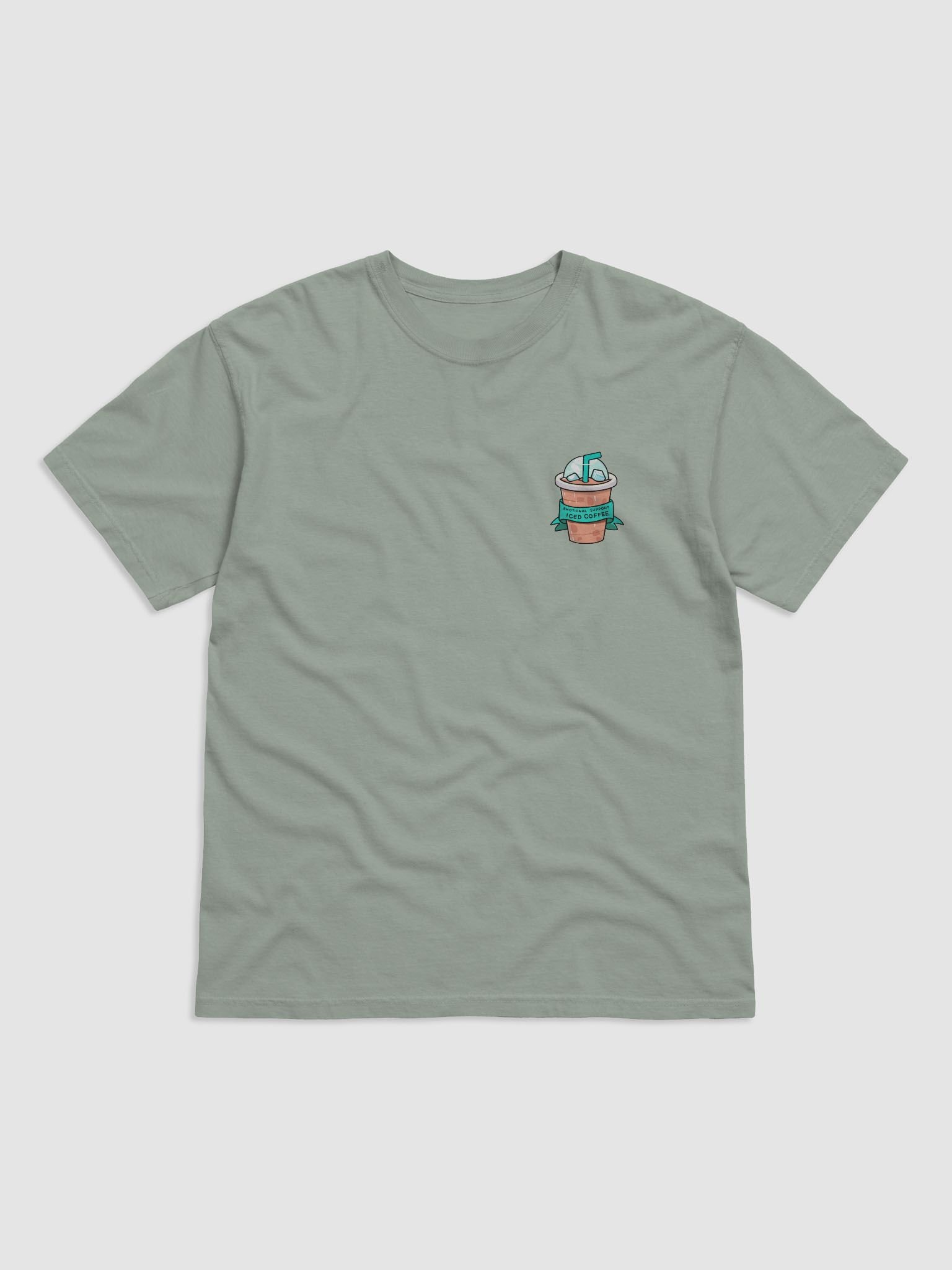 Emotional Support Iced Coffee Tee product image (1)