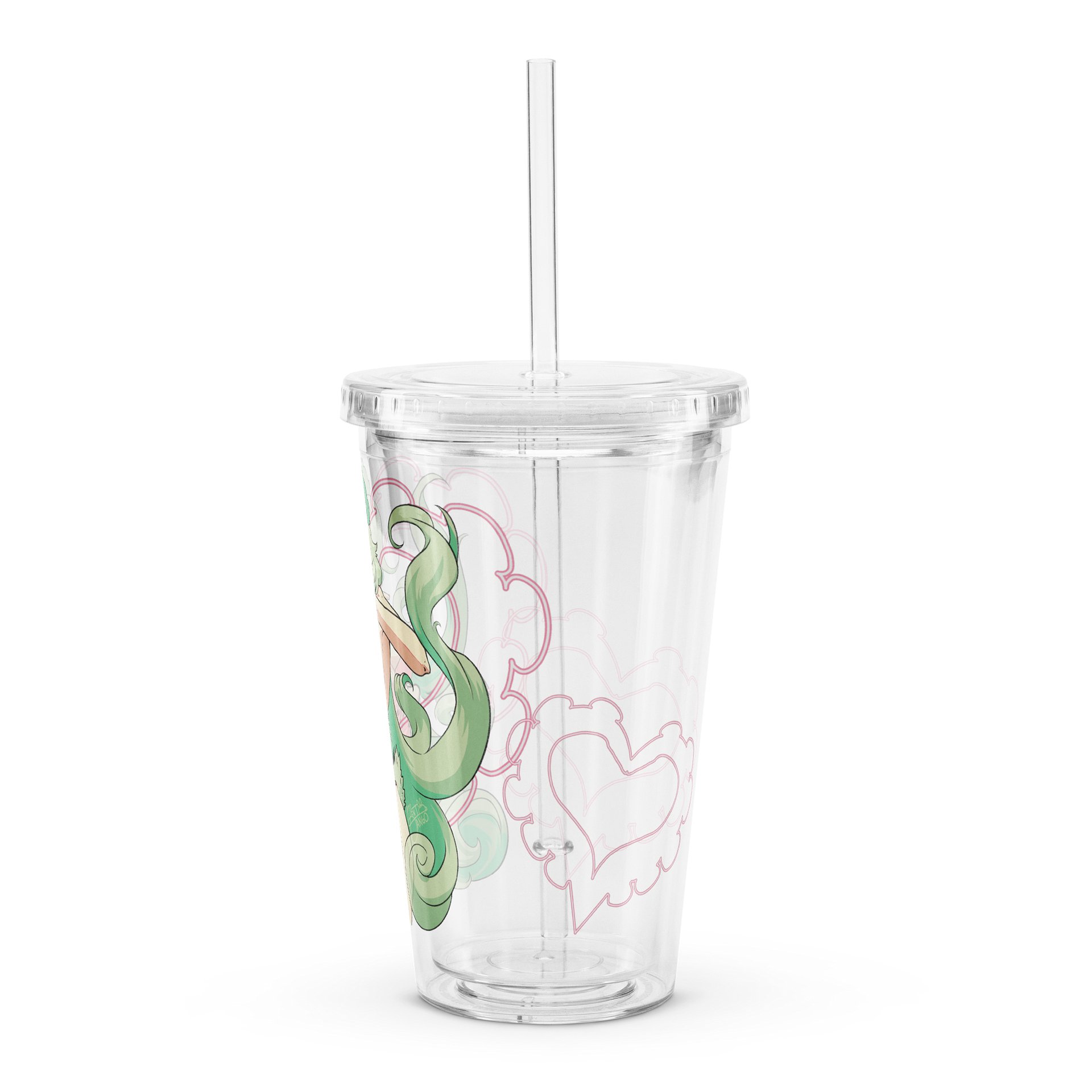 Cthulu Mint Clear Sippy Cup product image (4)