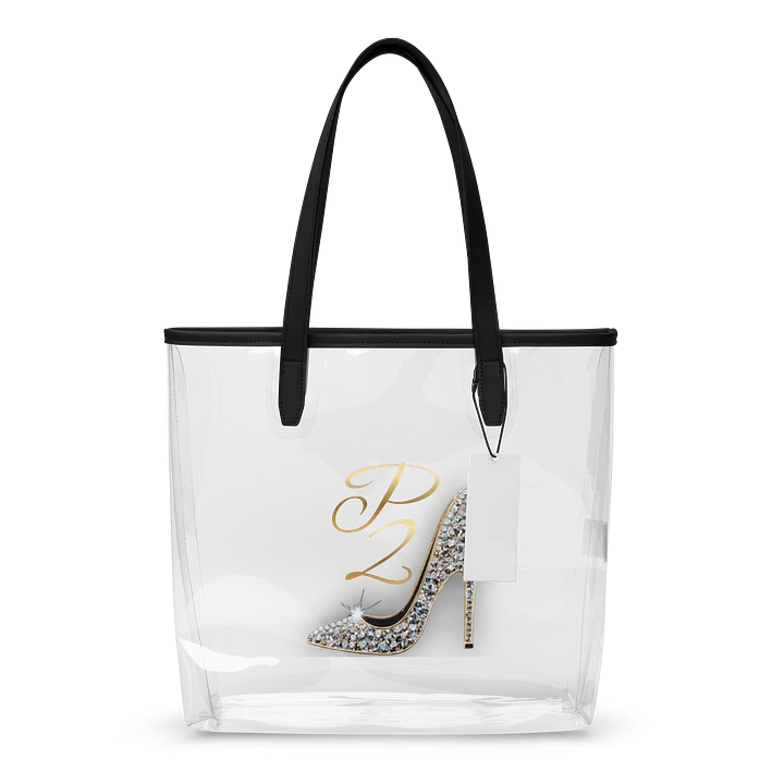 Poised Princess P2 Gold Stiletto Clear Tote product image (1)