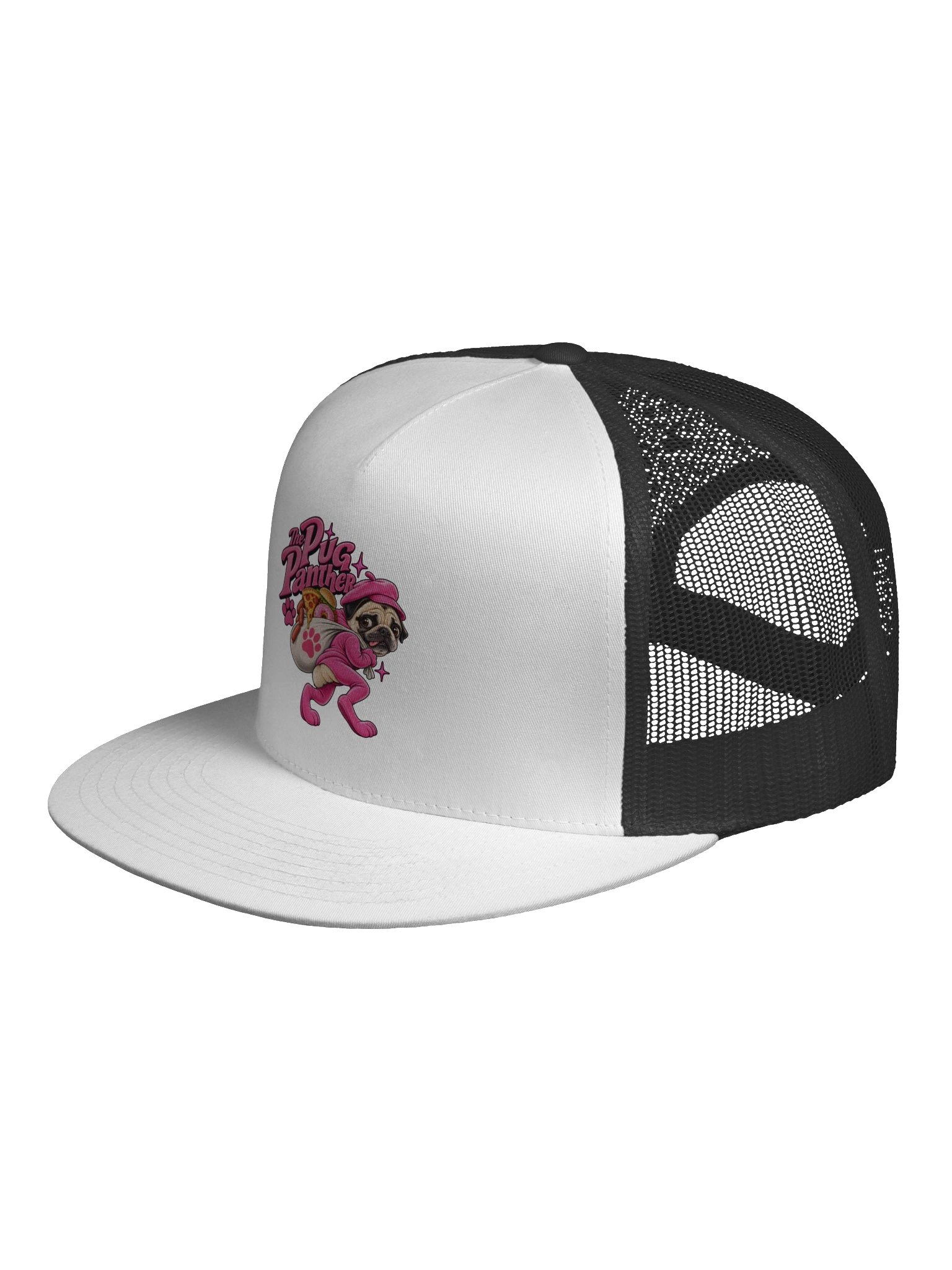 The Pug Panther Pink Trucker Cap product image (23)