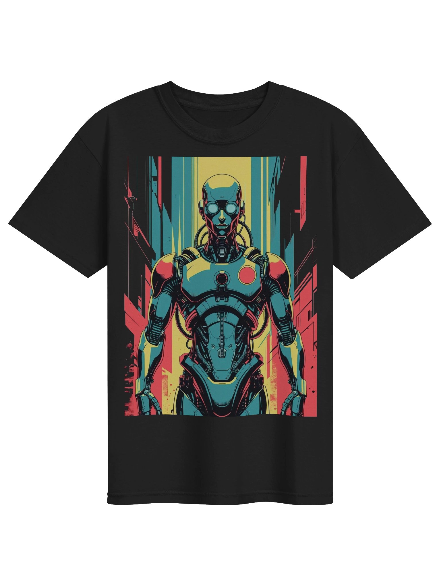 Cyber Bounty Hunter Heavyweight T-Shirt product image (1)
