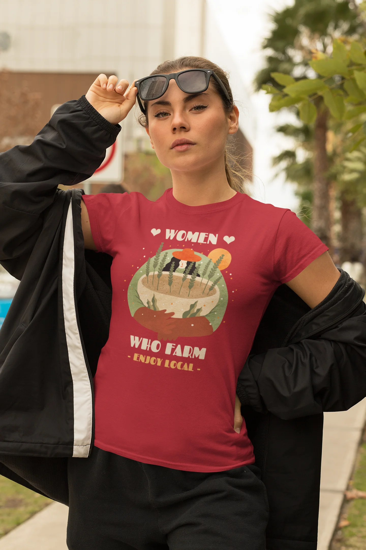 Women Who Farm: Enjoy Local Tee product image (1)