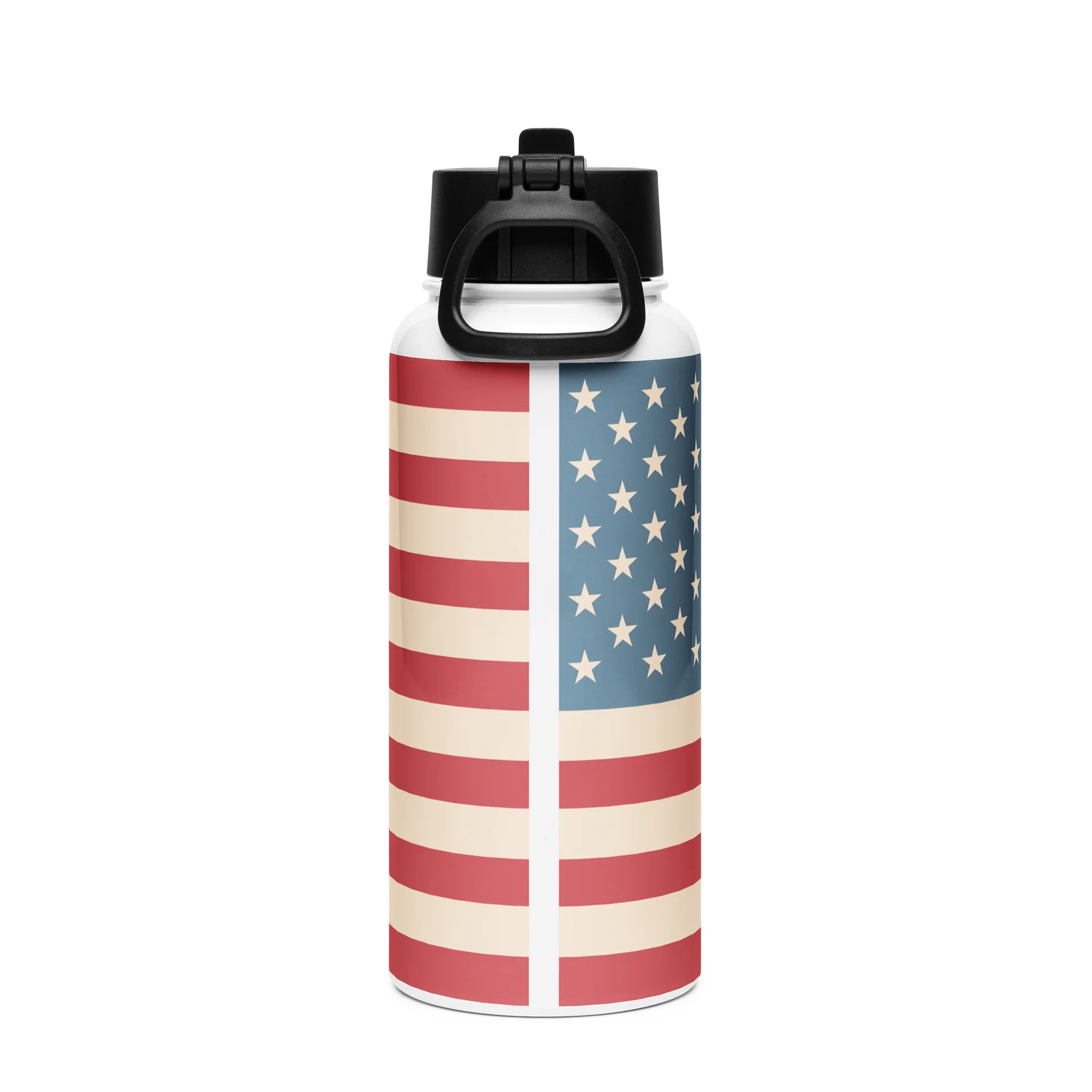 Vintage American Flag Stainless Steel Water Bottle product image (2)