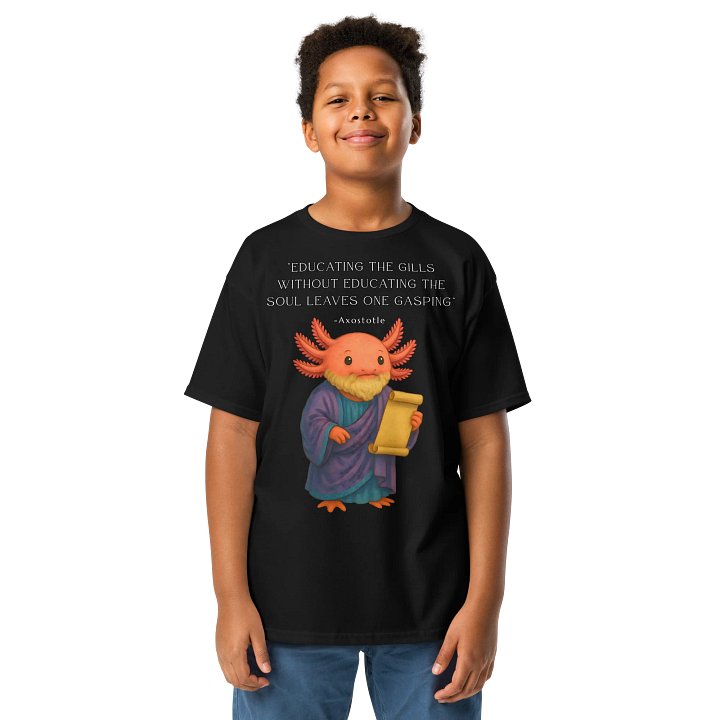 Axostotle - Educating the Gills Axolotl Aristotle Philosophy Shirt product image (1)