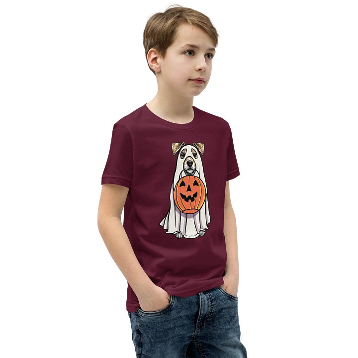 Halloween Jack Russell Terrier(Lemon & White) Youth T-Shirt product image (2)