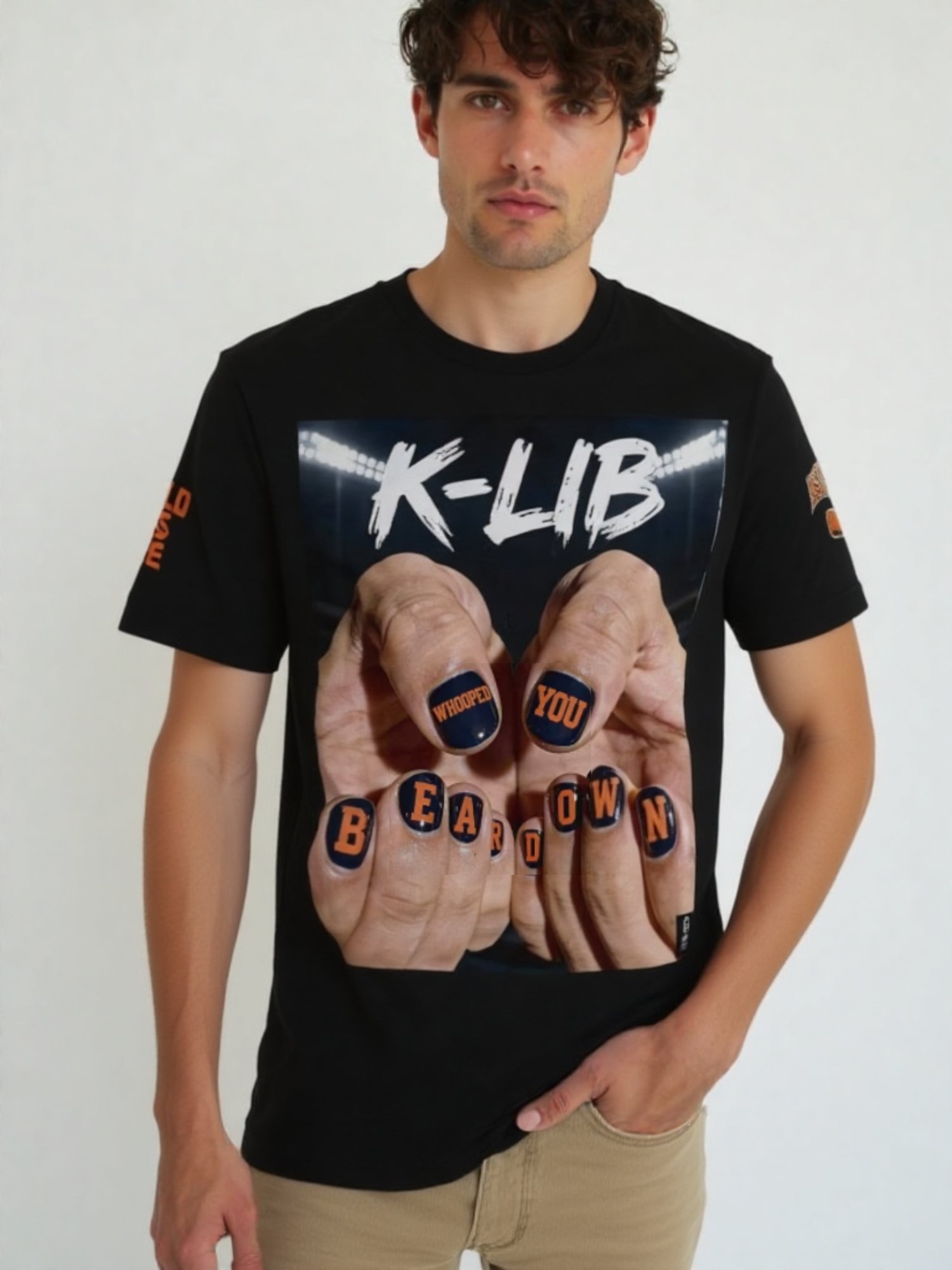 K-Lib “Bear Down” Punch Tee | Chicago | Football | Rival Locker product image (1)