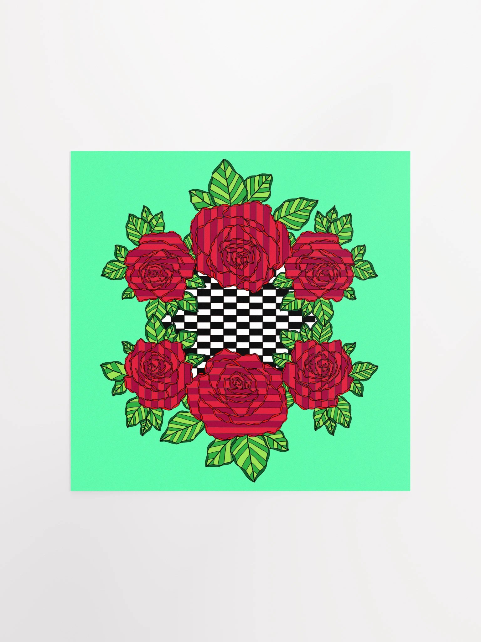 Enhanced Matte Paper Poster (Rose-Green) product image (1)