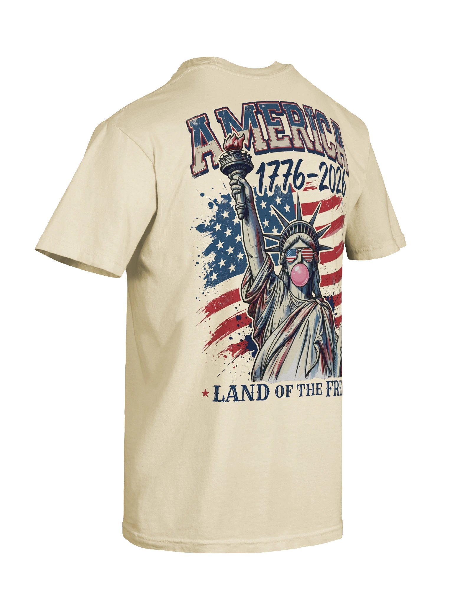 America 1776-2026 Shirt, Statue of Liberty Comfort Colors Tee, Land of the Free Fourth of July Shirt, USA 250th Anniversary product image (33)