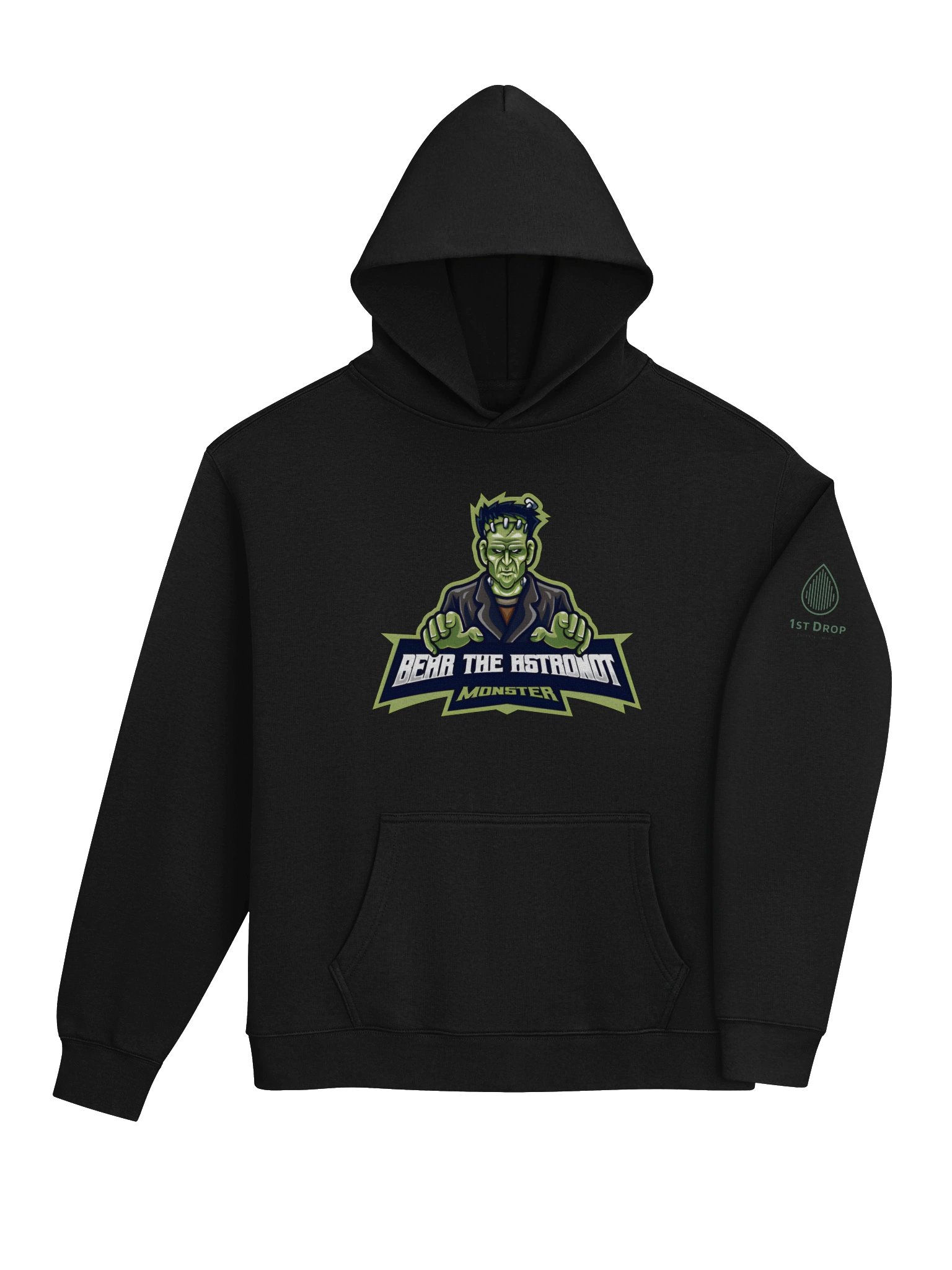 Bear the Astronot - Frankenstein Monster Unisex Hoodie product image (4)