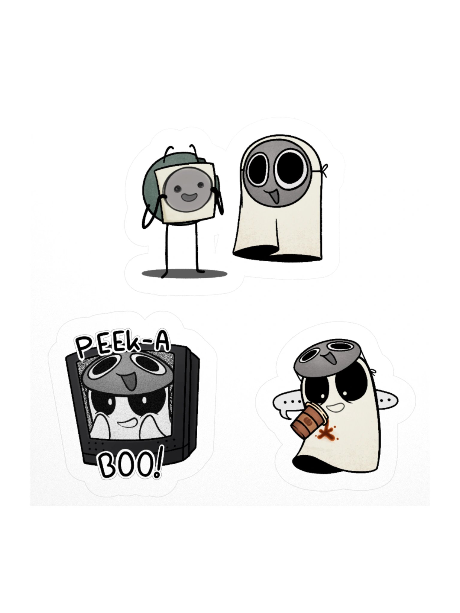 Ghost Peb Stickers product image (1)