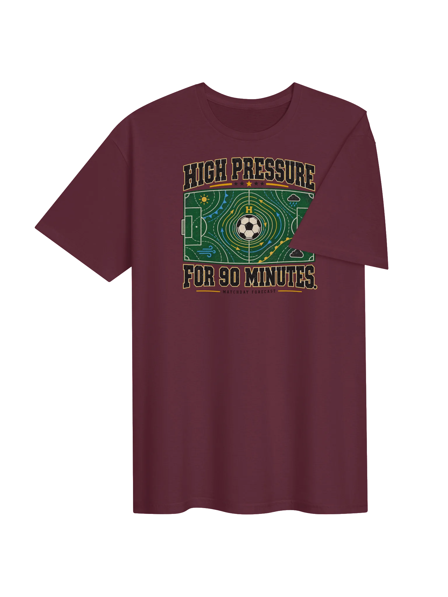 High Pressure Matchday Forecast Soccer Tee product image (4)