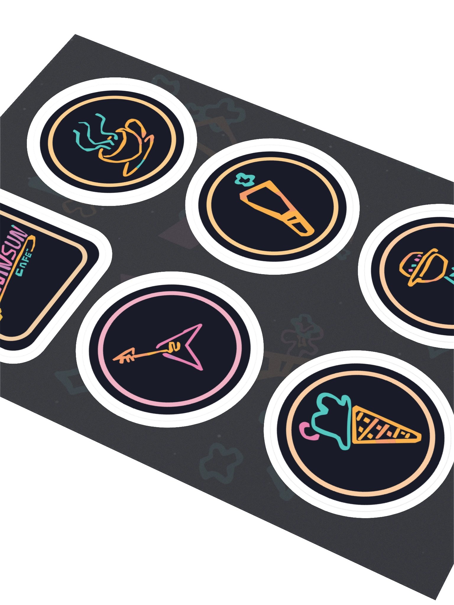 Twinsun Café Stickers product image (2)