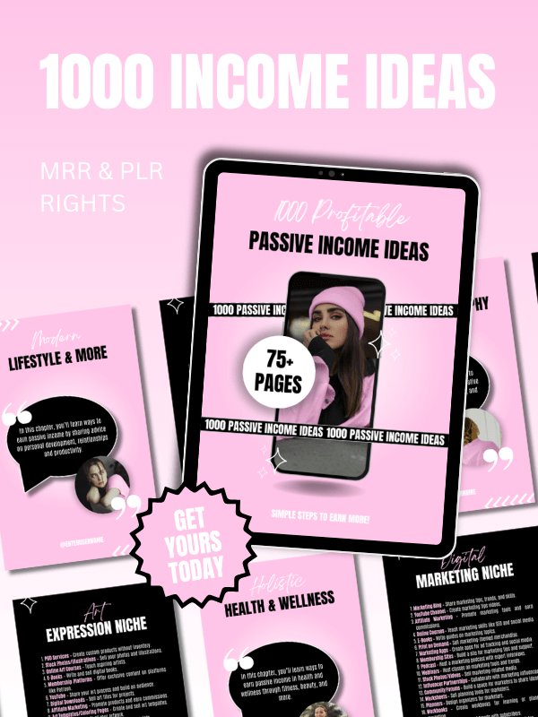 MRR/PLR Passive Income eBook product image (10)