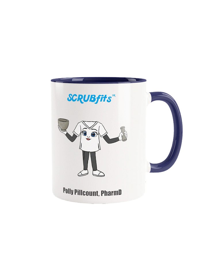 Ceramic Mug with Polly Pillcount, PharmD product image (5)