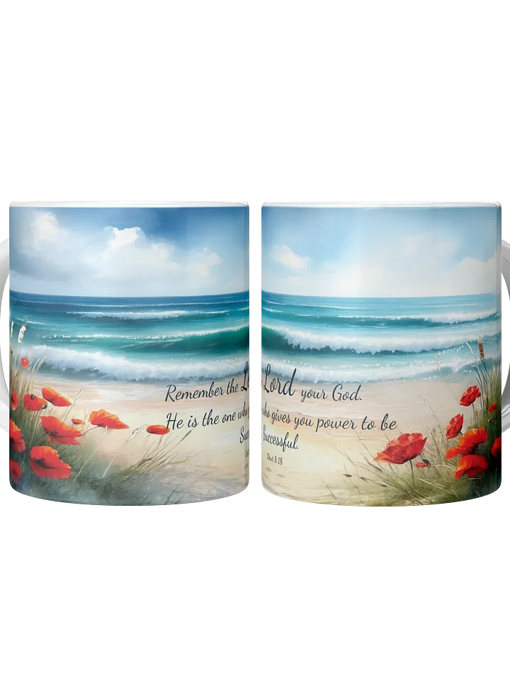 Power to Succeed - Christian Quote Mug - Inspirational 11oz Ceramic Coffee Cup, product image (2)