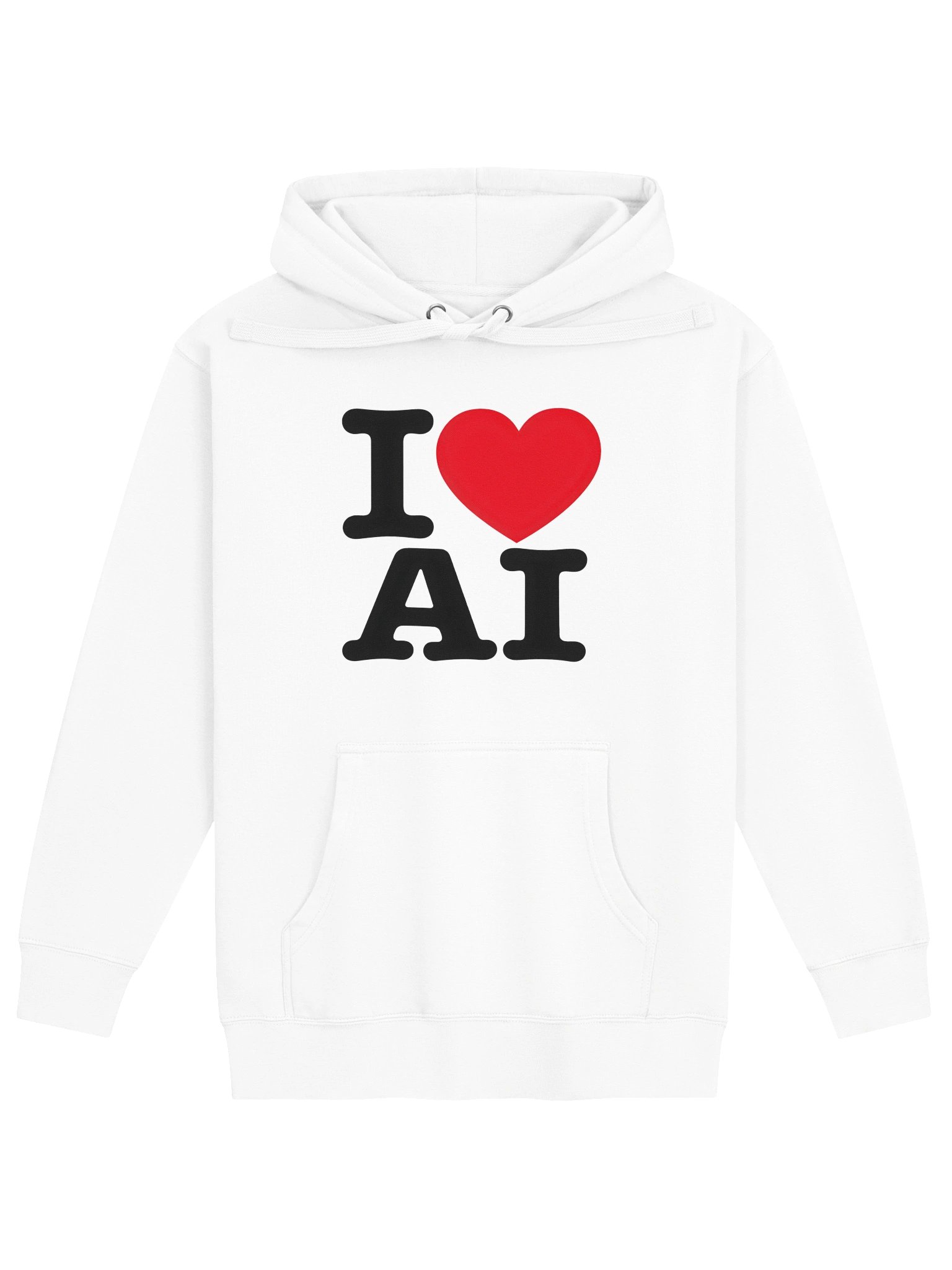 I ❤️ AI Hoodie product image (1)