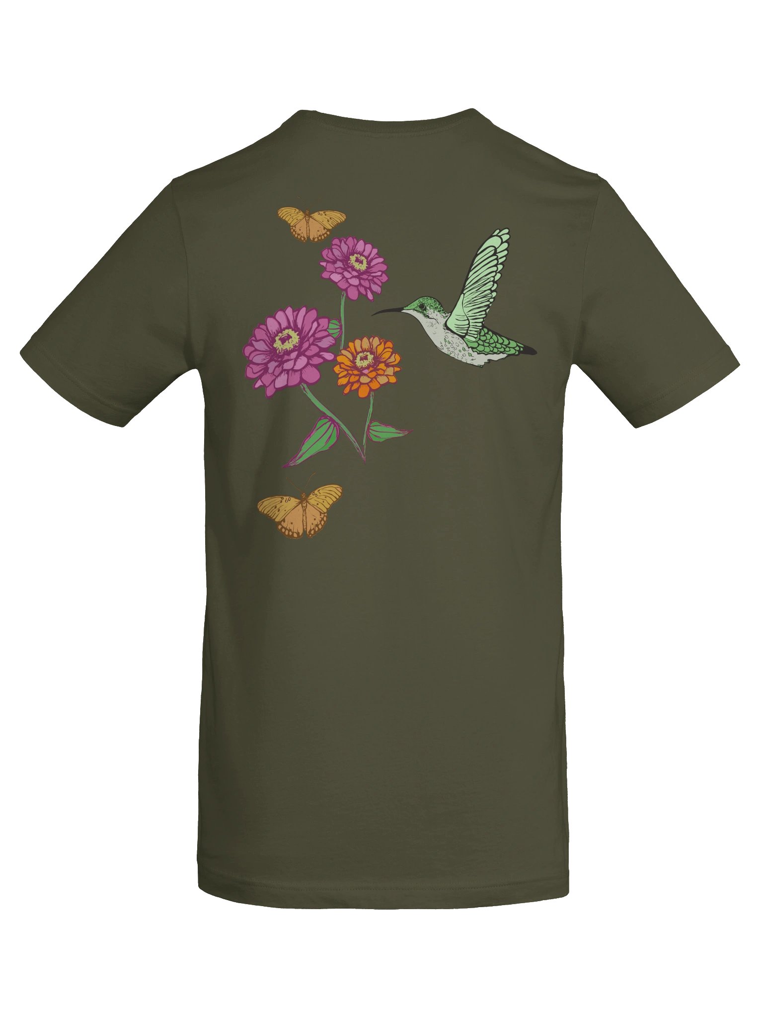 Hummingbird Butterfly Unisex T-shirt product image (8)