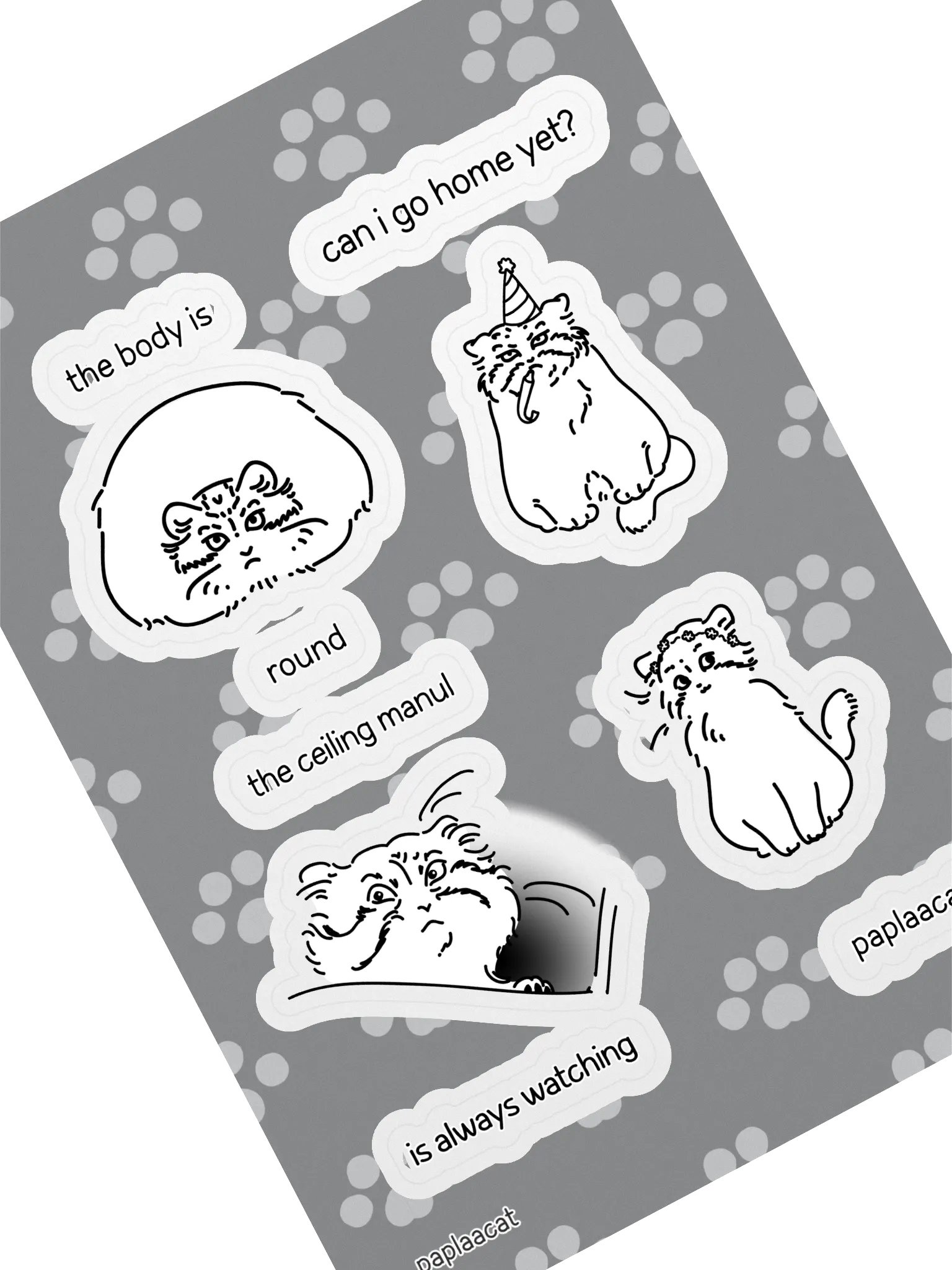 Manul Sticker Set 2 product image (1)