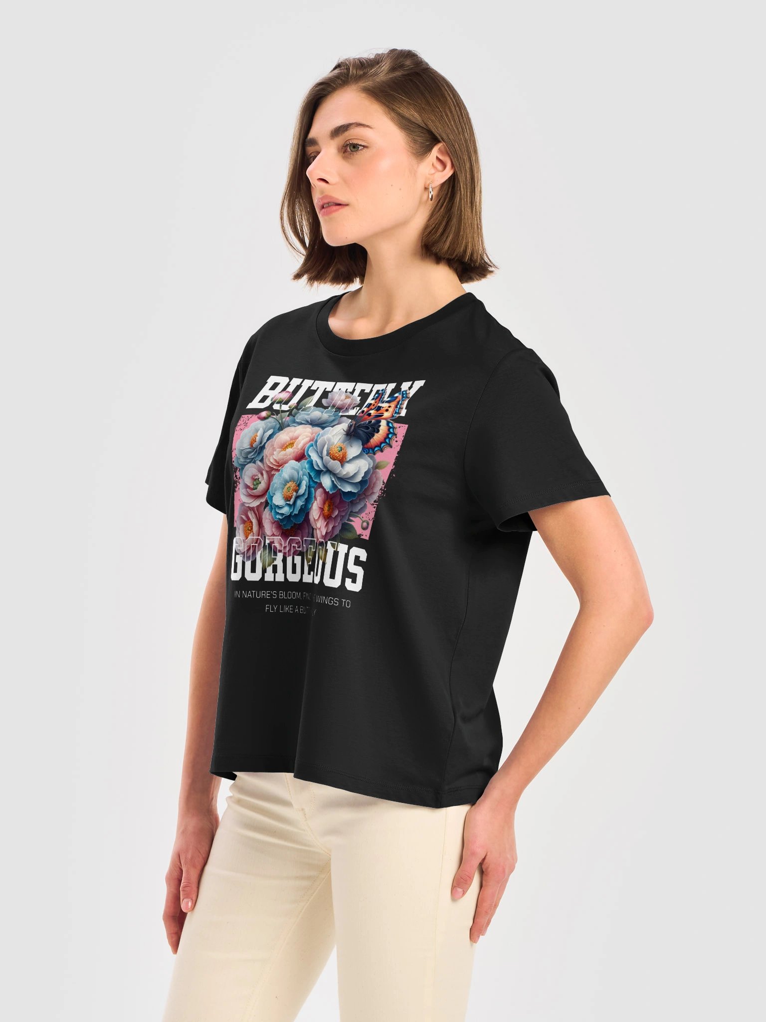L4L "Butterfly Courage" oversized Tee product image (8)