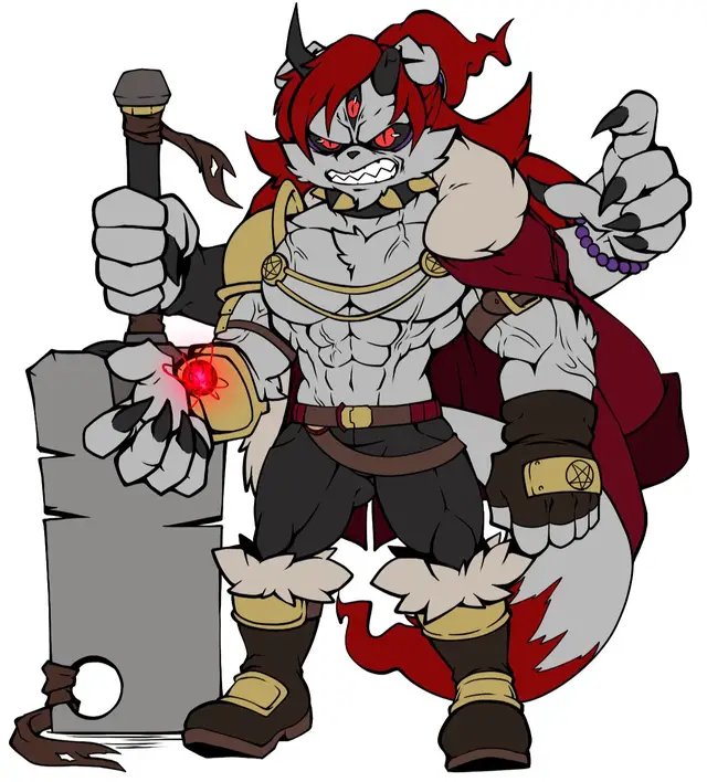 Been seeing a lot of werehog art recently so I wanted to beef up my mobian version a bit based on another piece I did a bit ago #art #digitalart #sonic #werehog 